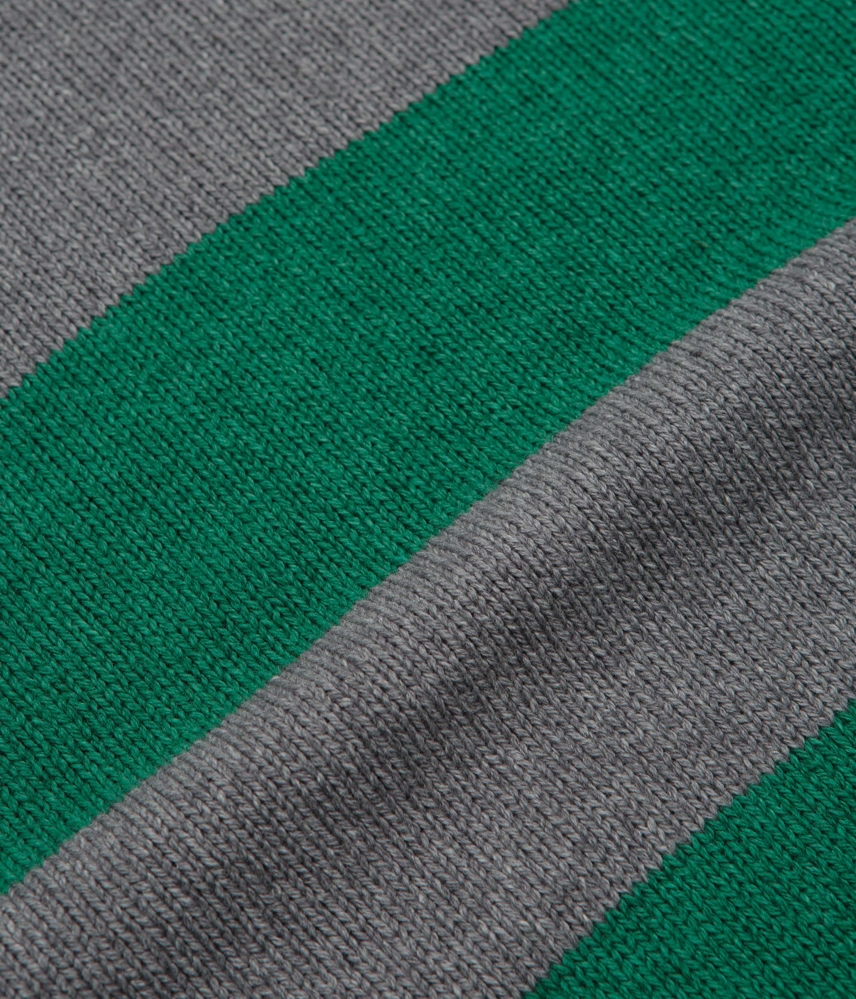Howlin' College Is Fun Rugby Polo Shirt - Green Whisper - Image 3