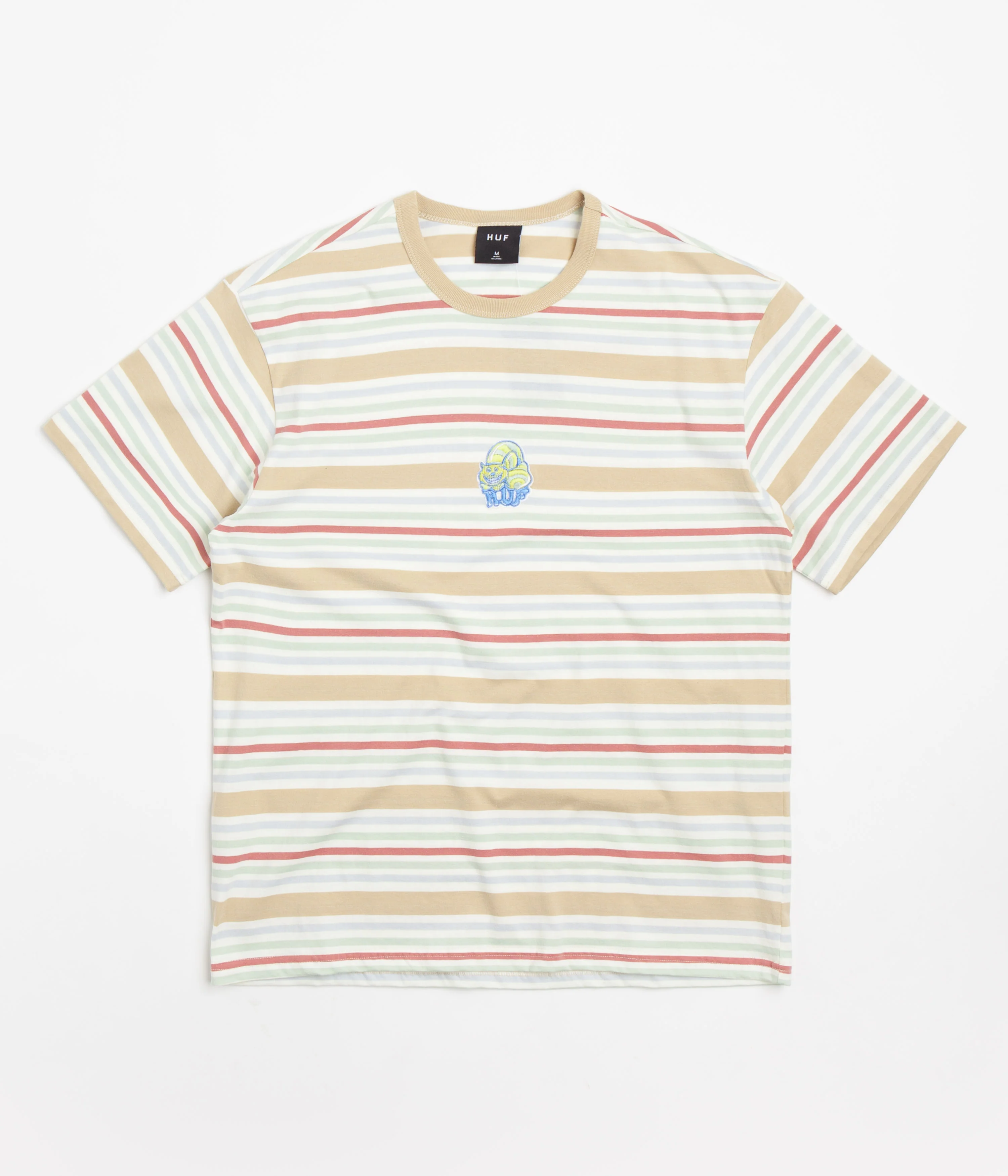 HUF Cheshire Stripe Knit T-Shirt - Cream