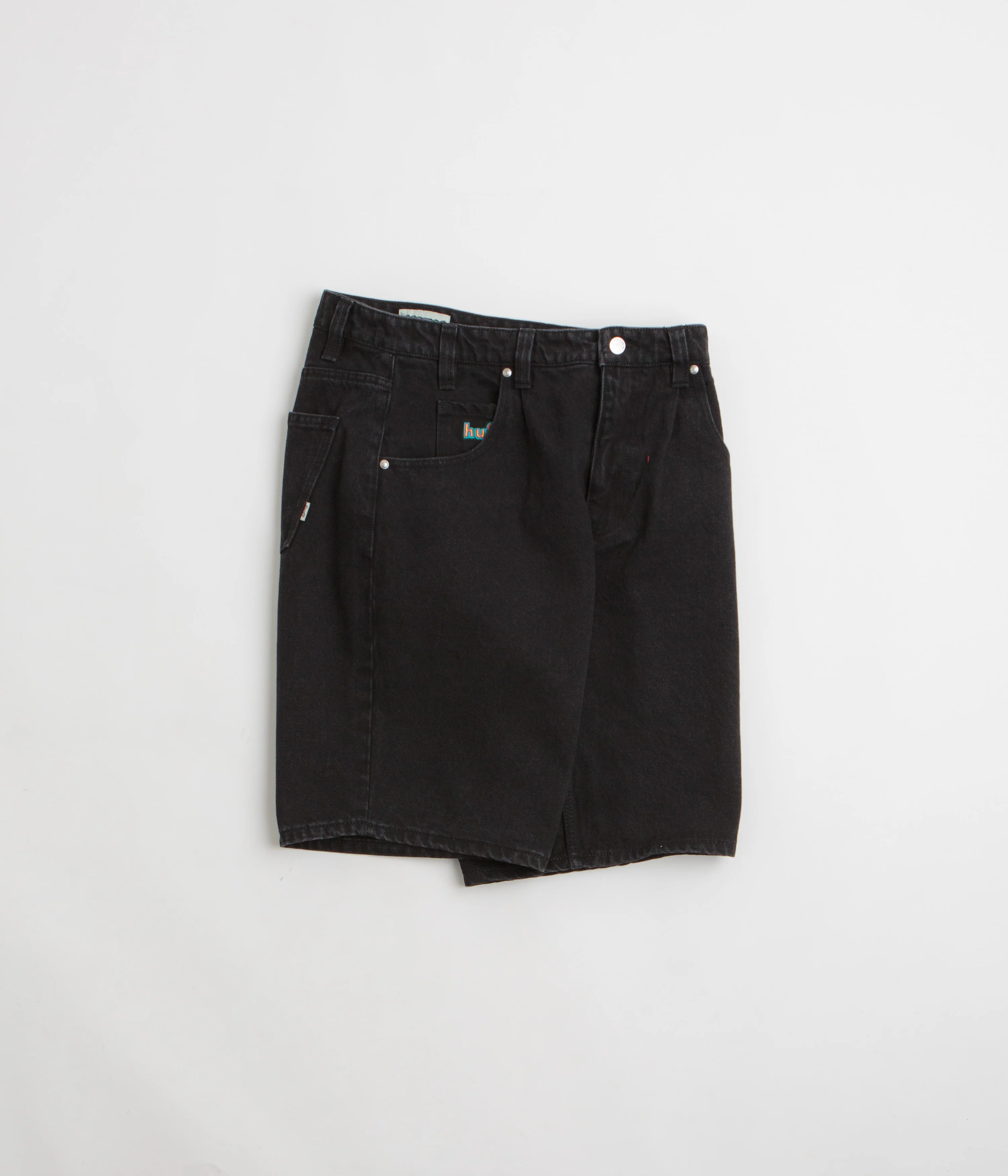 HUF Cromer Shorts - Washed Black - Image 2