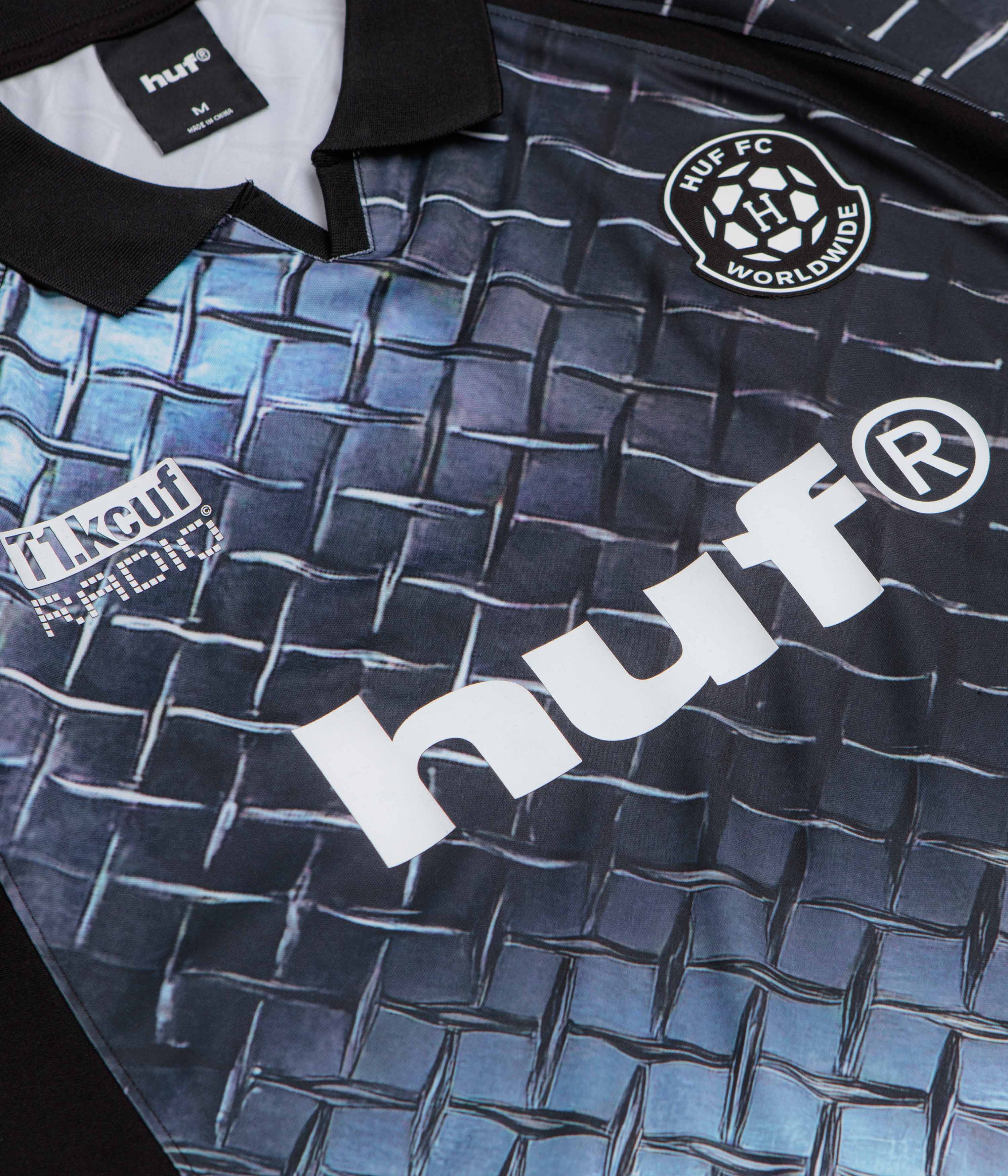 HUF Diamond Plate Jersey - Black - Image 3