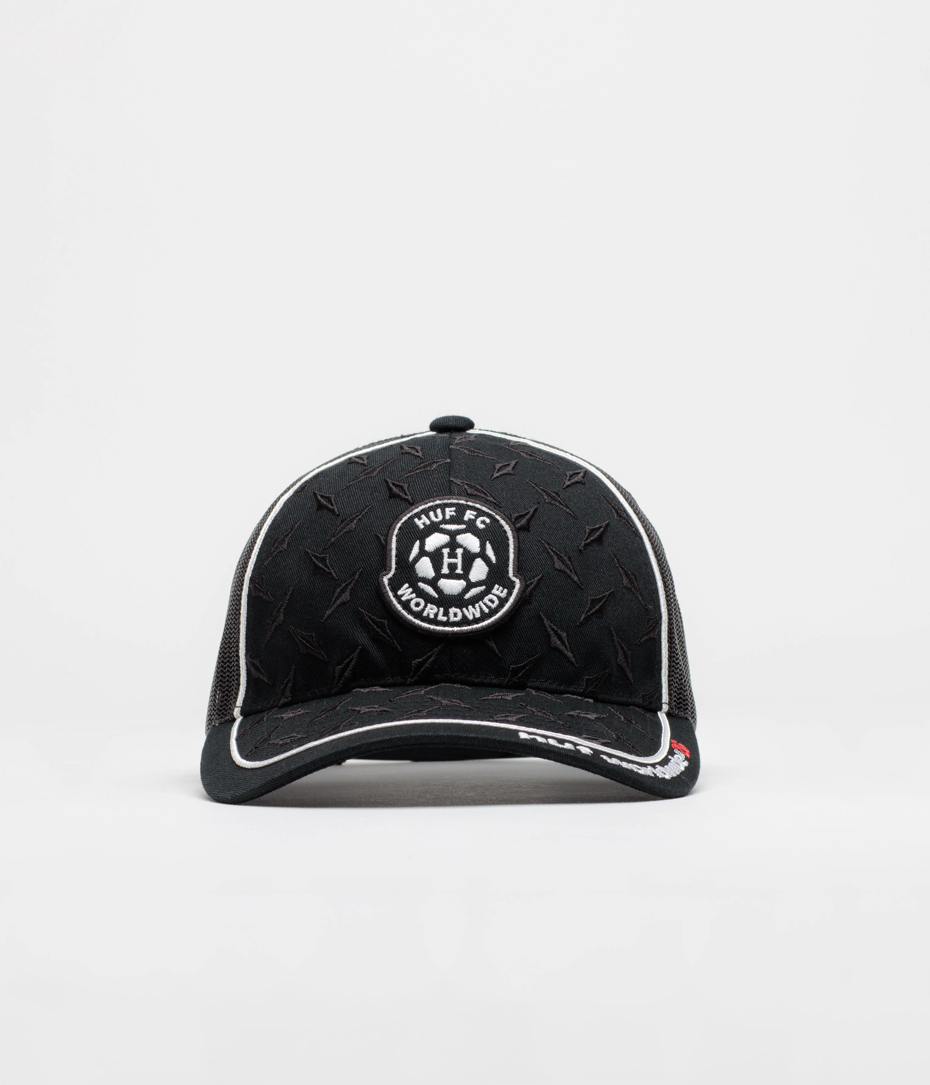 HUF Diamond Plate Trucker Cap - Black - Image 2