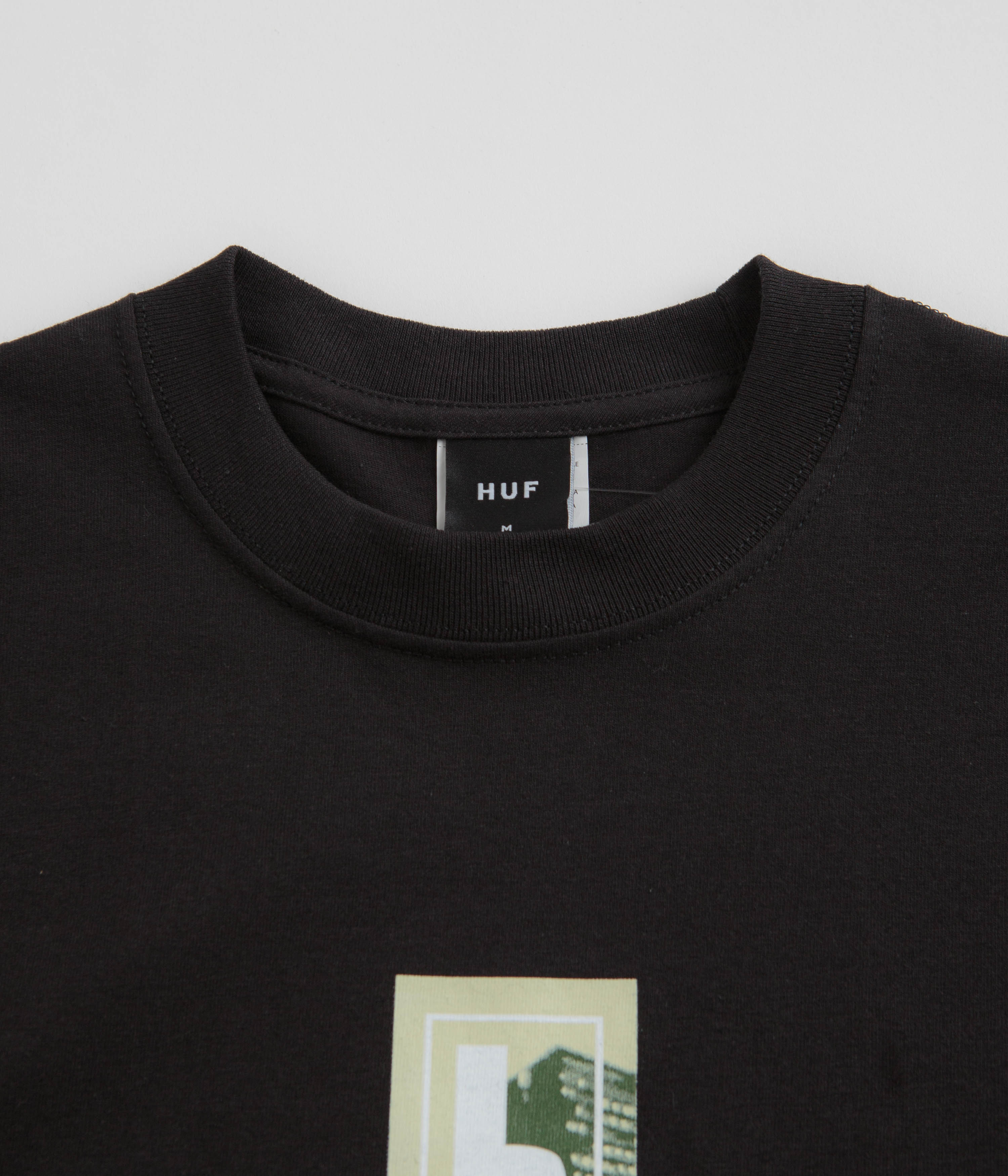 HUF Roads T-Shirt - Black - Image 2