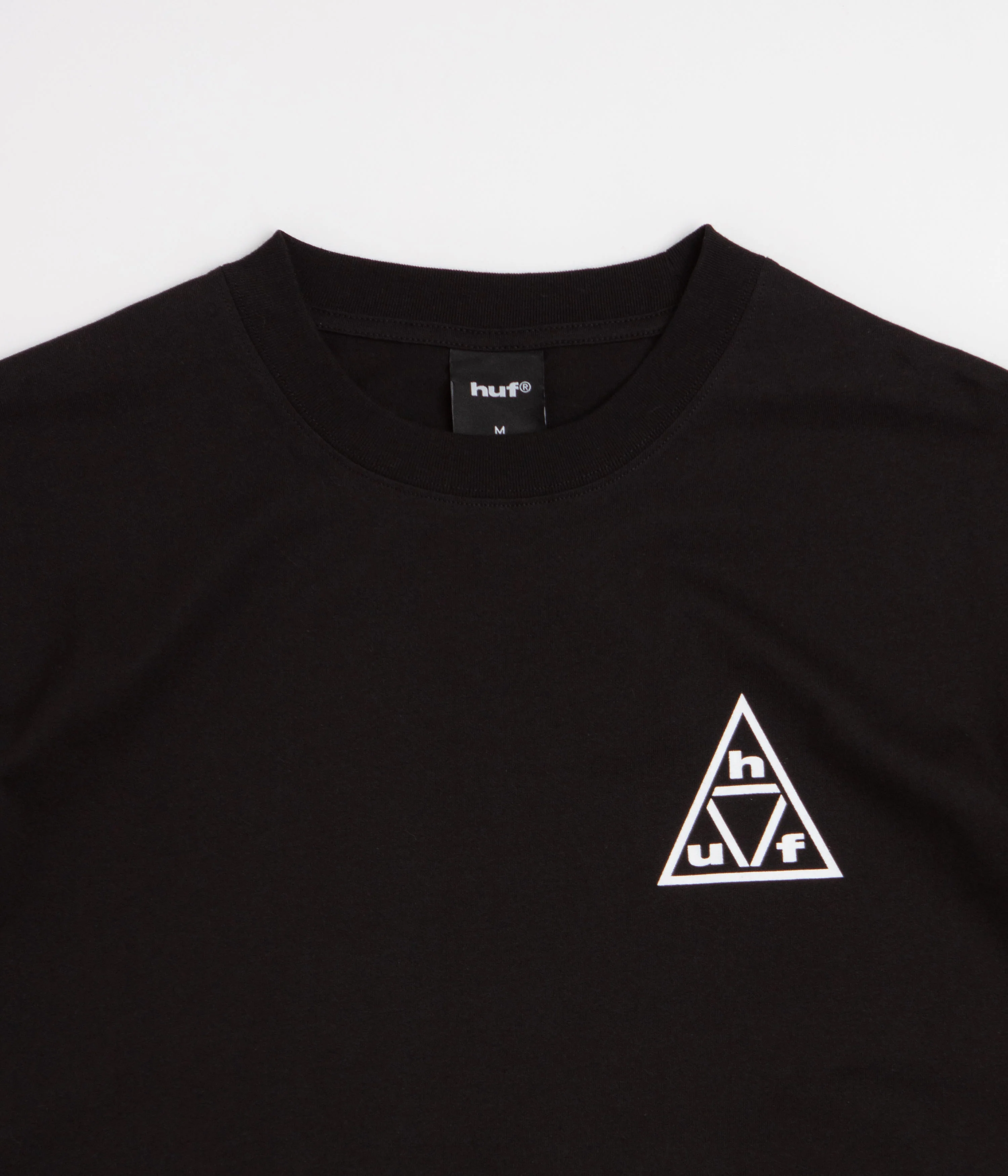 HUF Triple Triangle T-Shirt - Black / White - Image 2