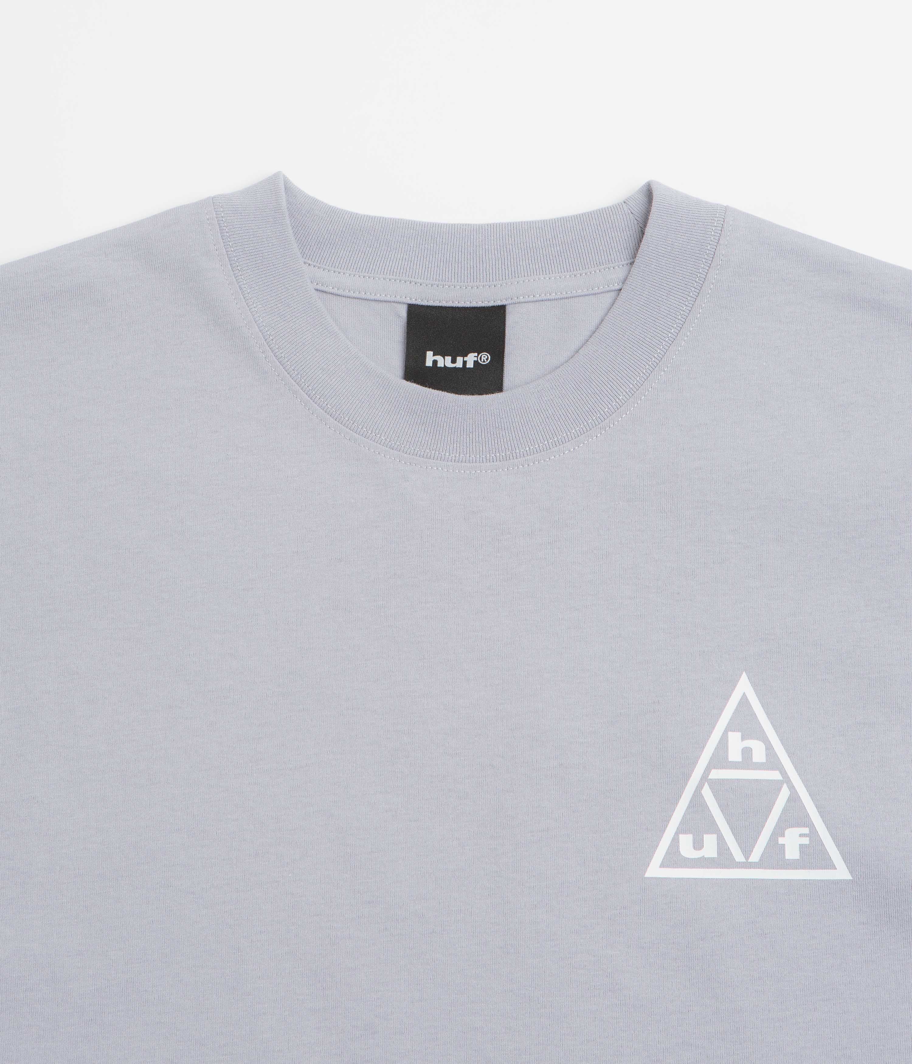 HUF Triple Triangle T-Shirt - Lilac Chalk / White - Image 3