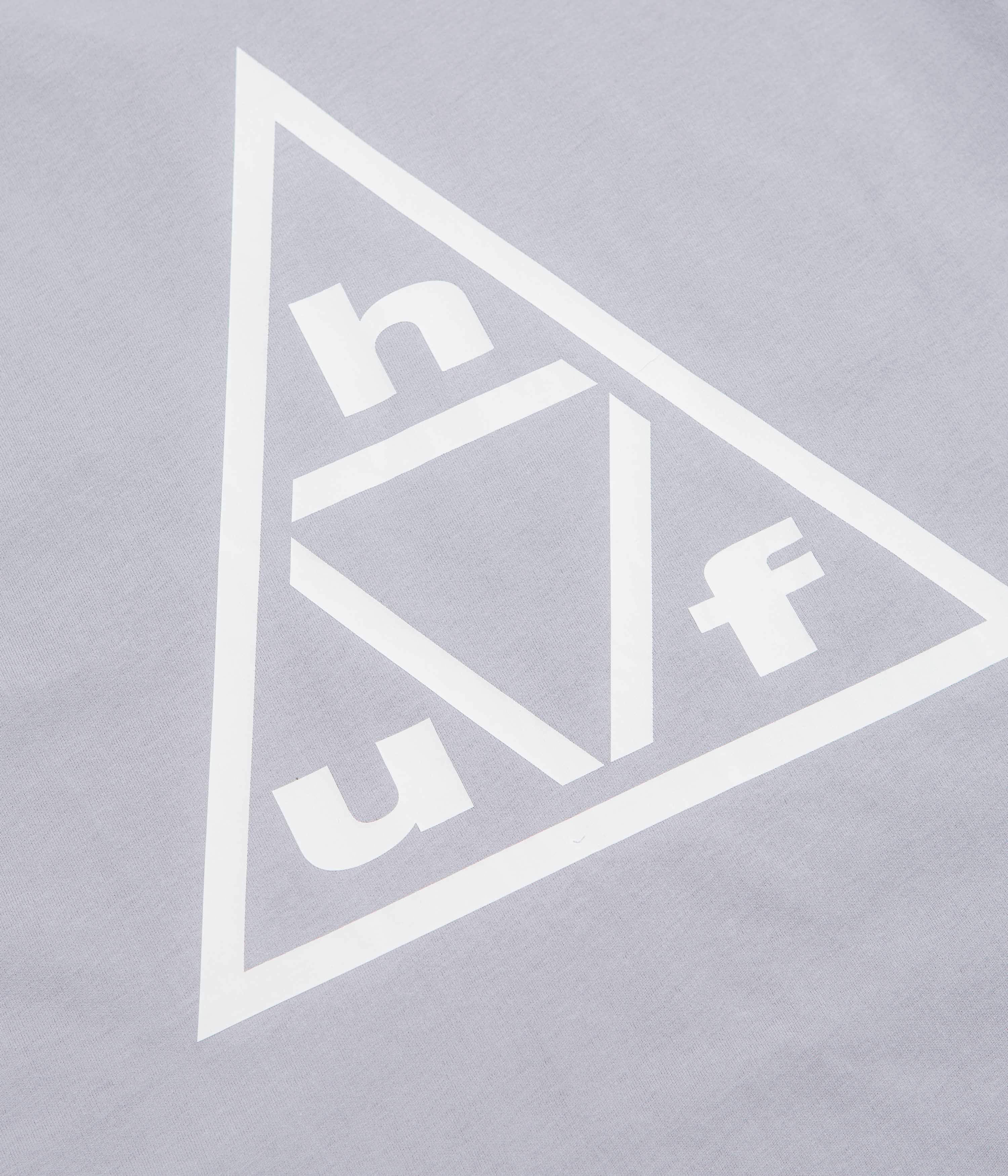 HUF Triple Triangle T-Shirt - Lilac Chalk / White - Image 4