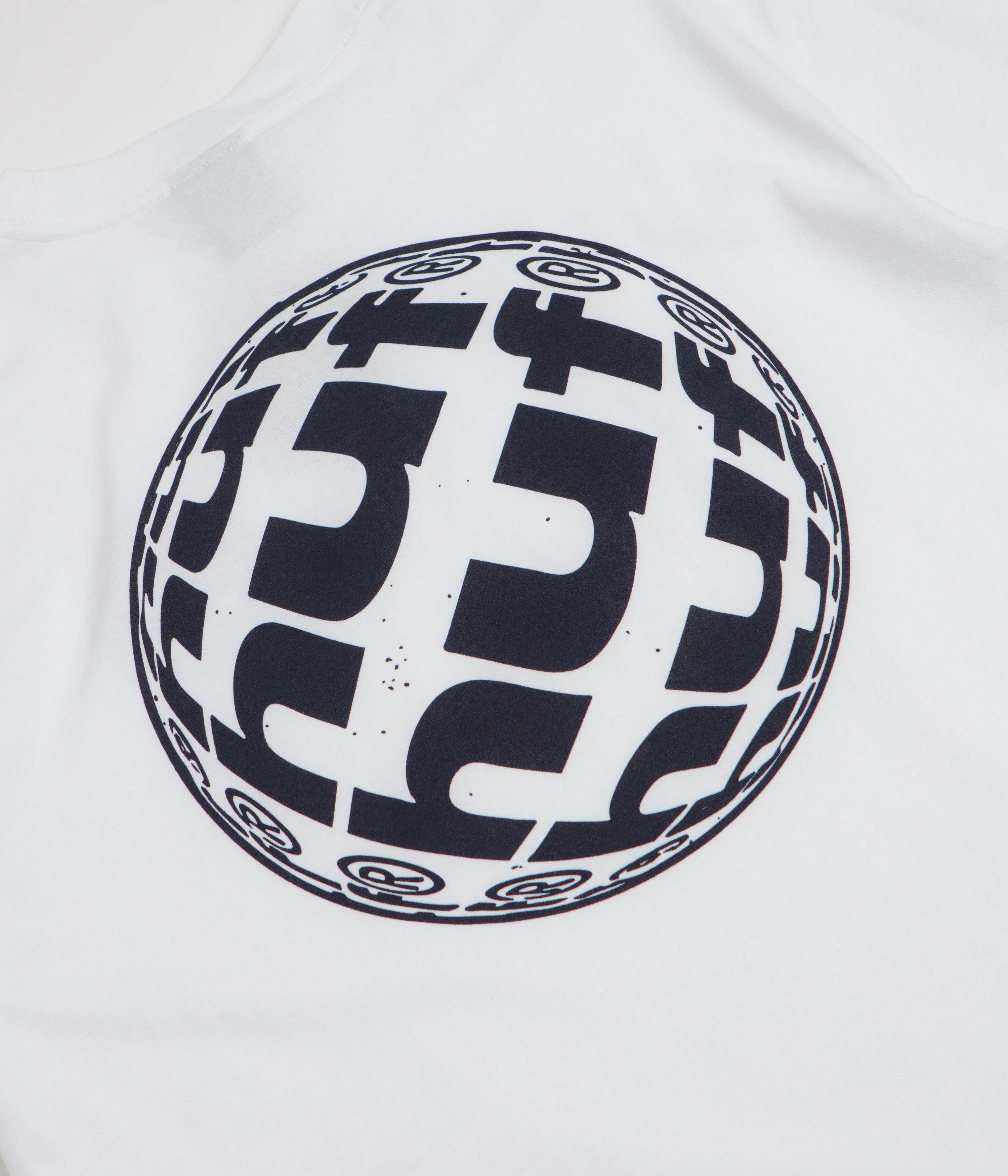 HUF Wide Angle T-Shirt - White - Image 3