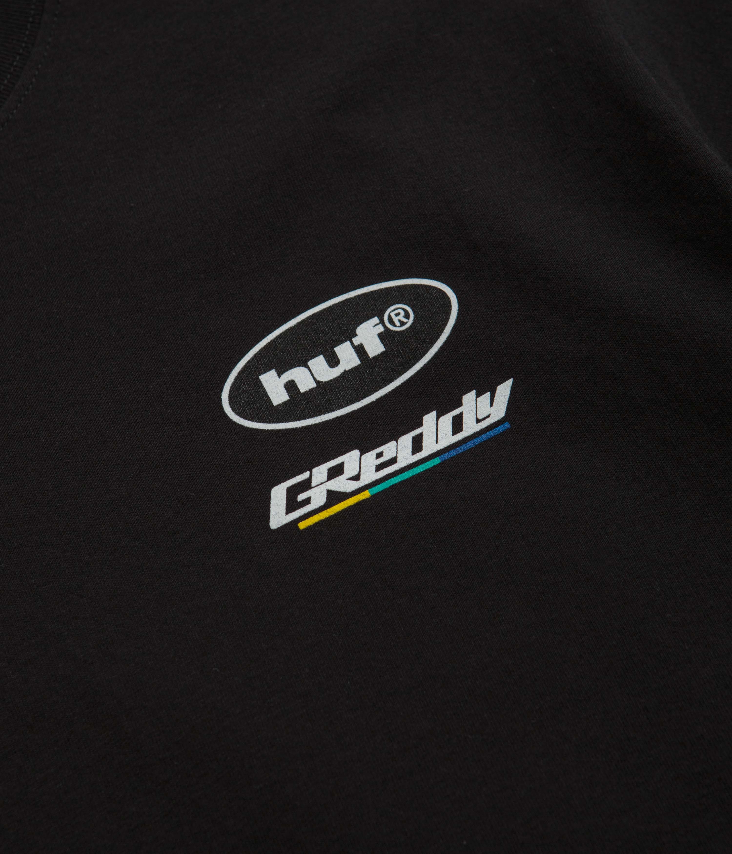 HUF x Greddy T-Shirt - Black - Image 4
