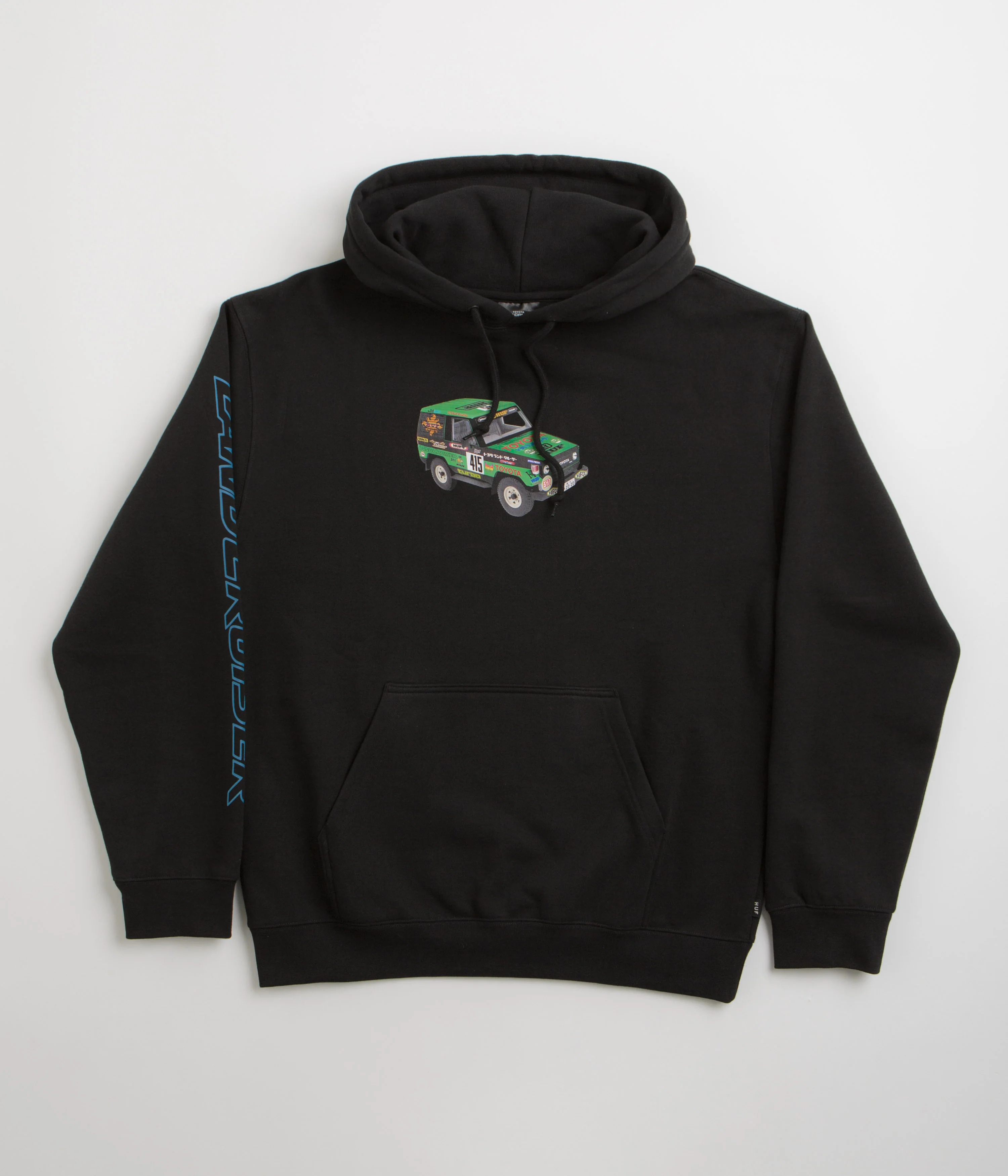 HUF x Toyota Sahara Rally Hoodie - Black - Image 2