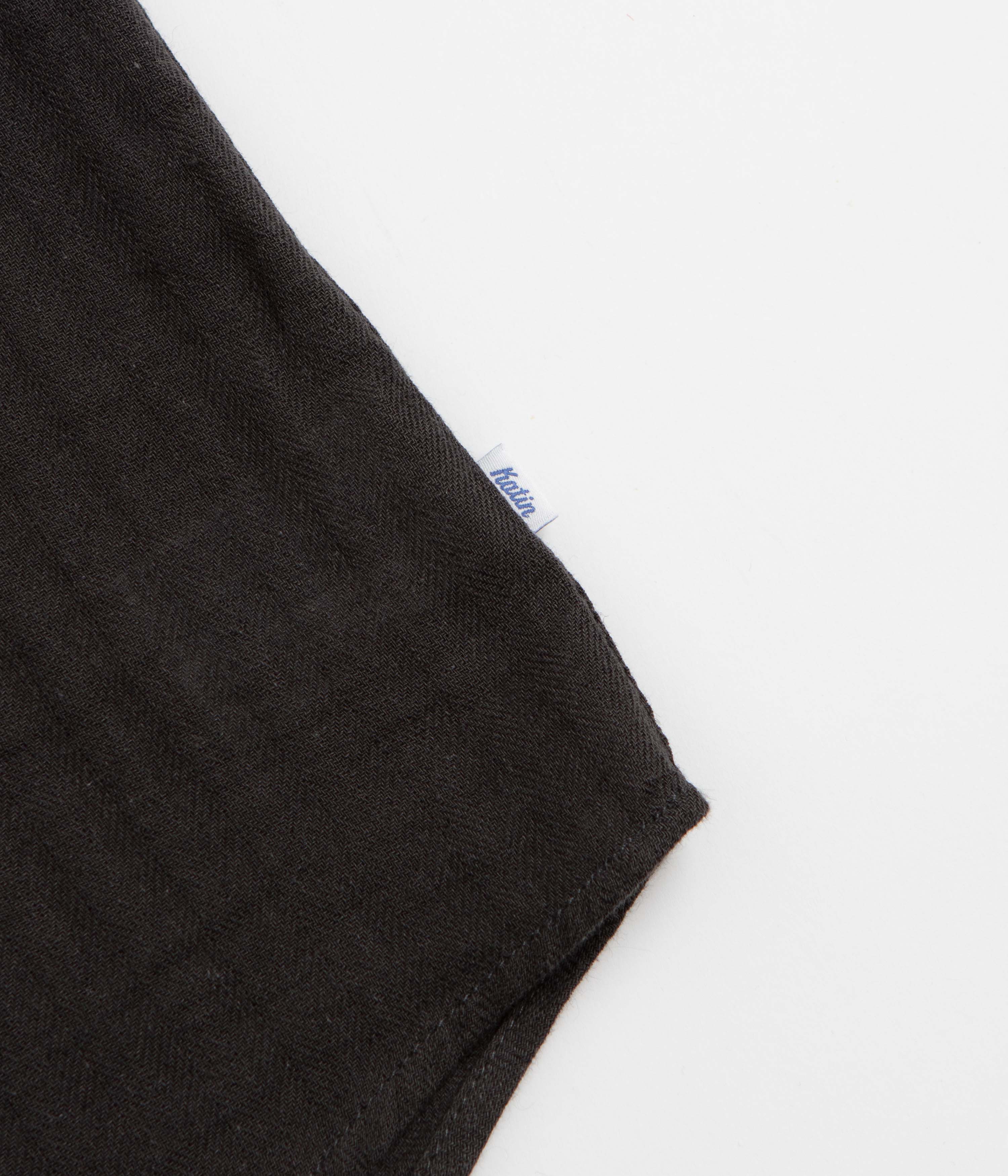 Katin Alan Solid Short Sleeve Shirt - Black Wash - Image 5