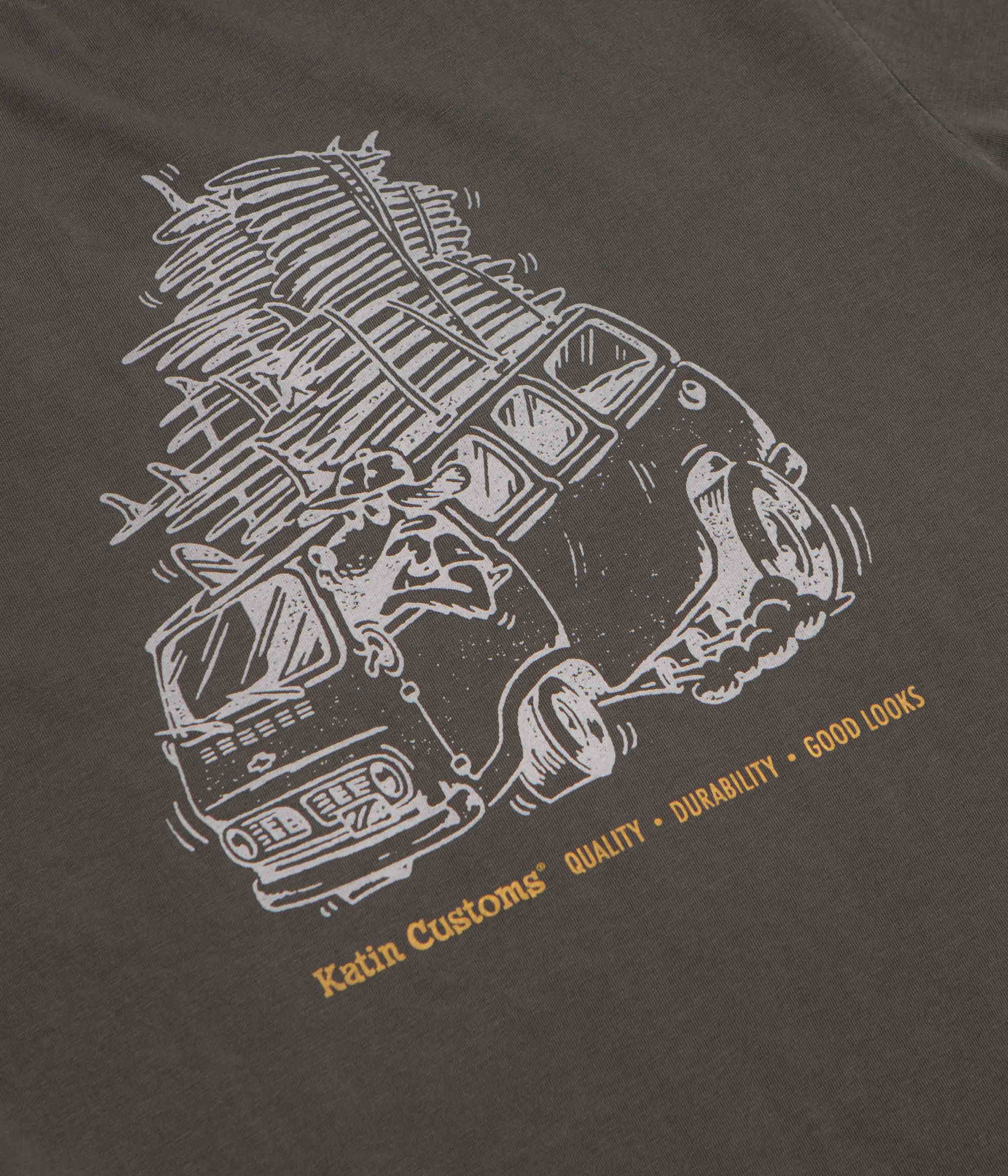 Katin Haulin T-Shirt - Lead - Image 4