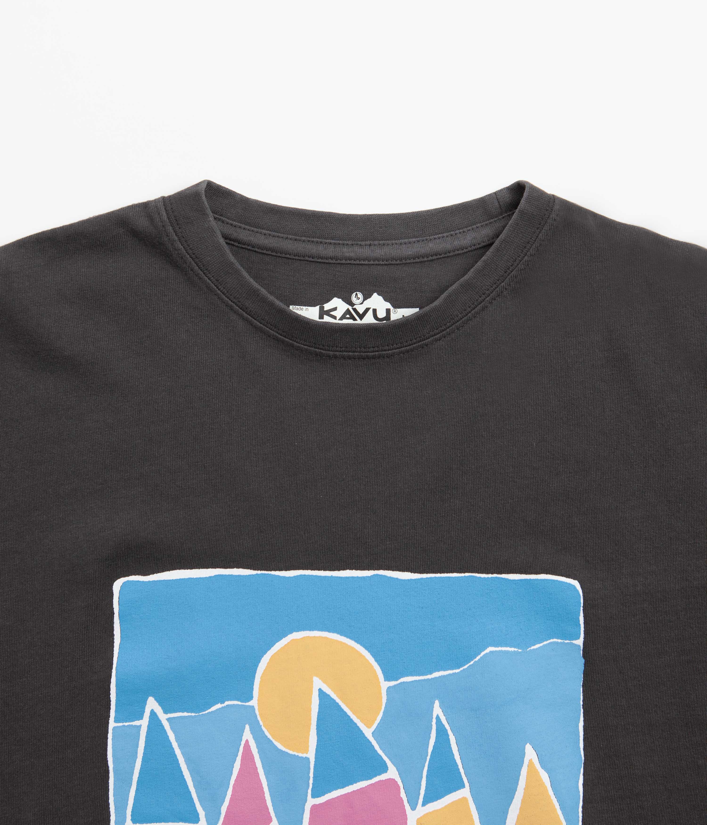 Kavu Windward T-Shirt - Black Licorice - Image 4