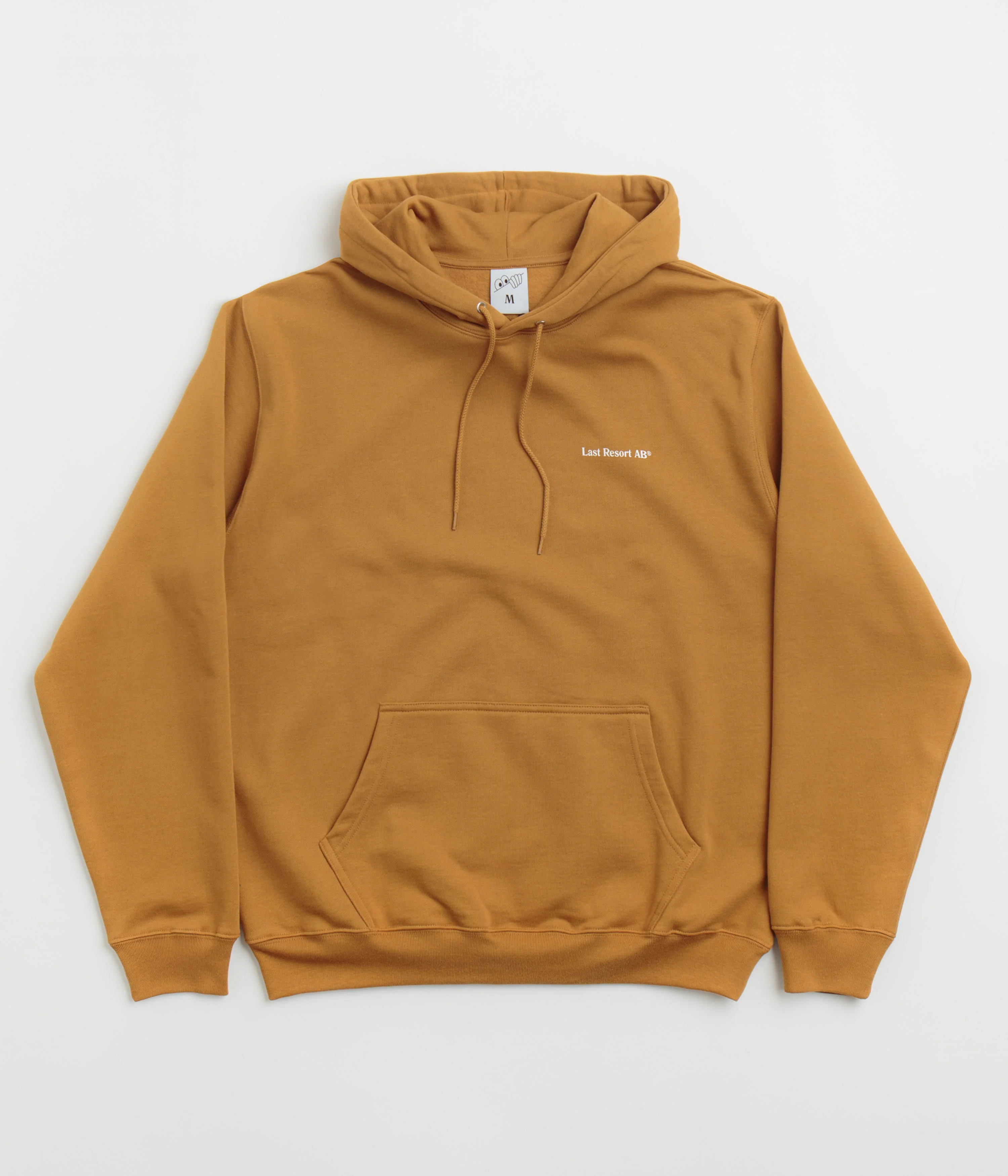 Last Resort AB Atlas Monogram Hoodie - Golden Brown / White - Image 2