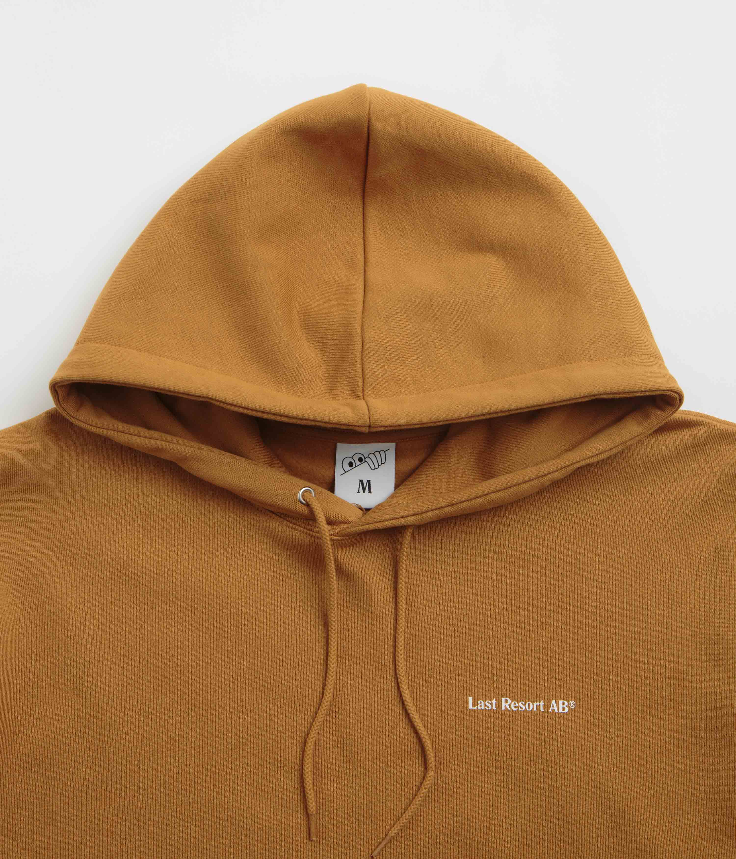 Last Resort AB Atlas Monogram Hoodie - Golden Brown / White - Image 5