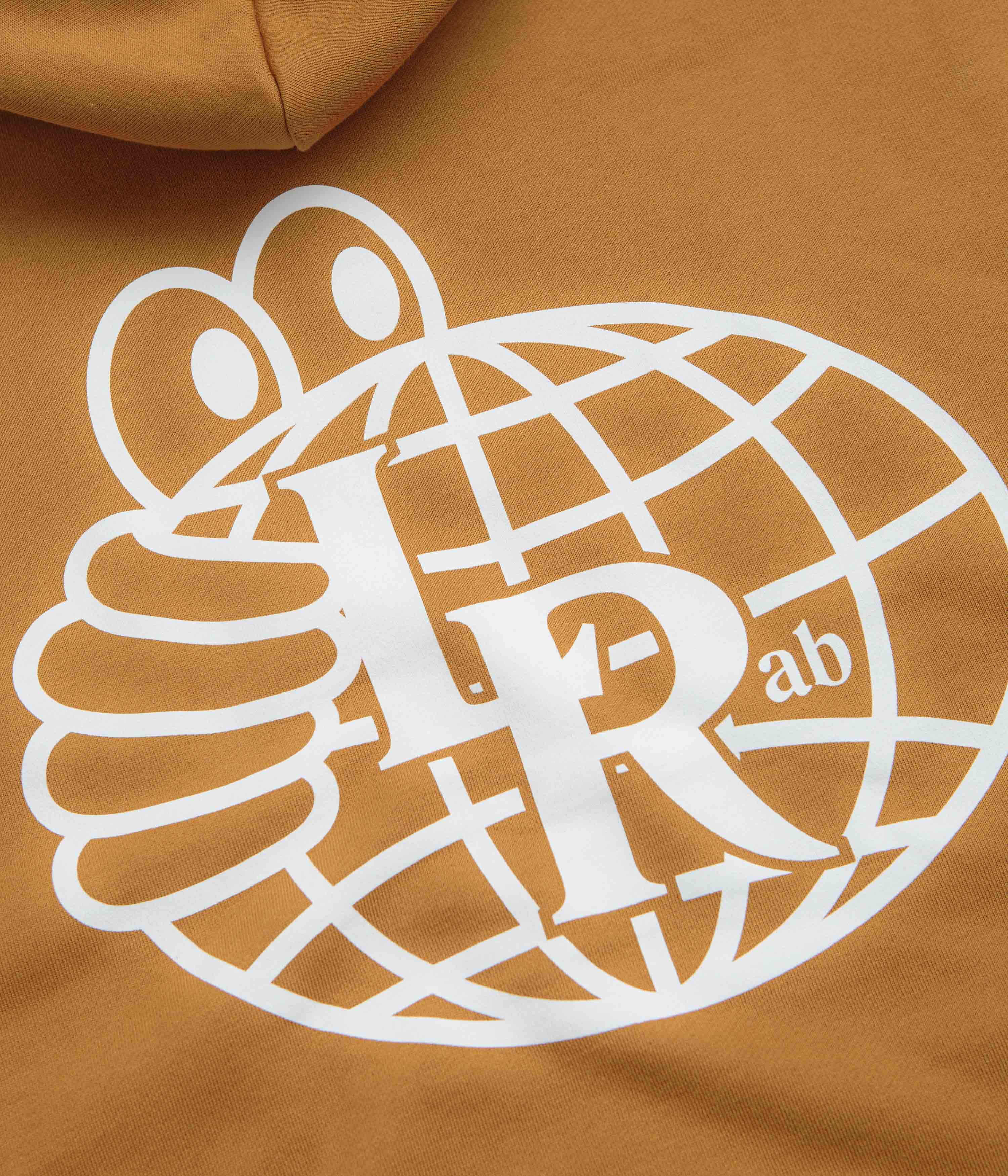 Last Resort AB Atlas Monogram Hoodie - Golden Brown / White - Image 6