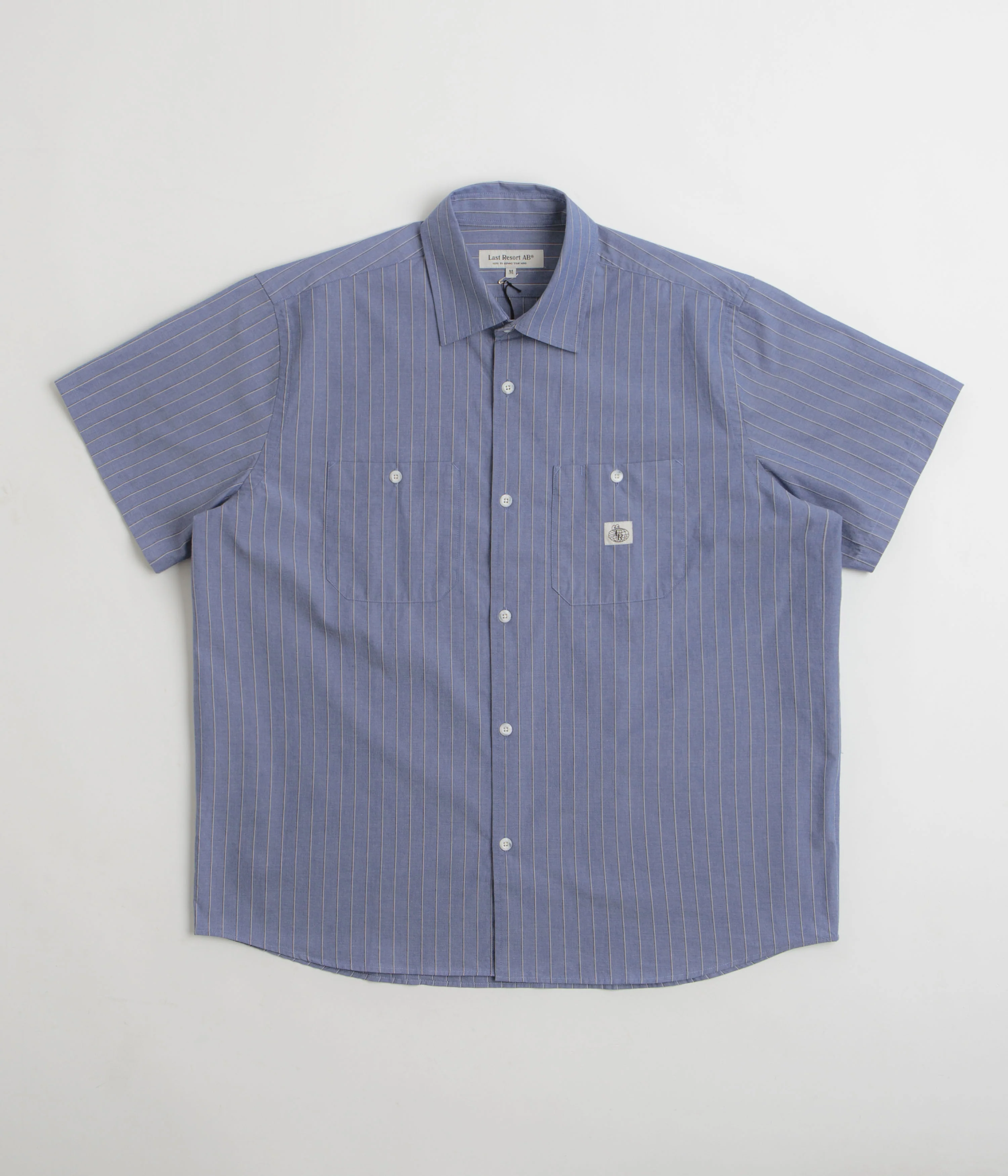 Last Resort AB SS-SM001 Short Sleeve Shirt - Zen Blue