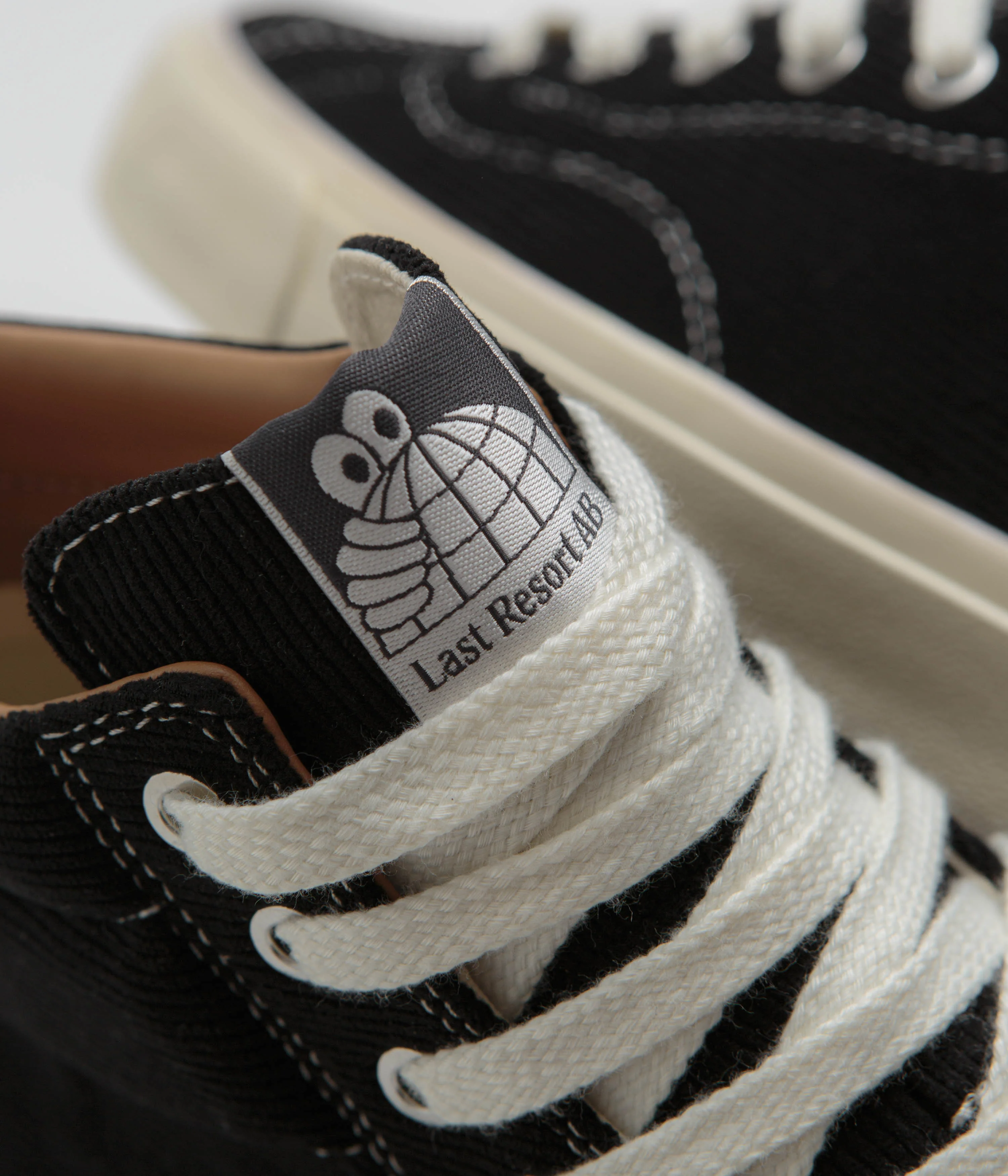 Last Resort AB VM003 Hi Cord Shoes - Black / White - Image 3