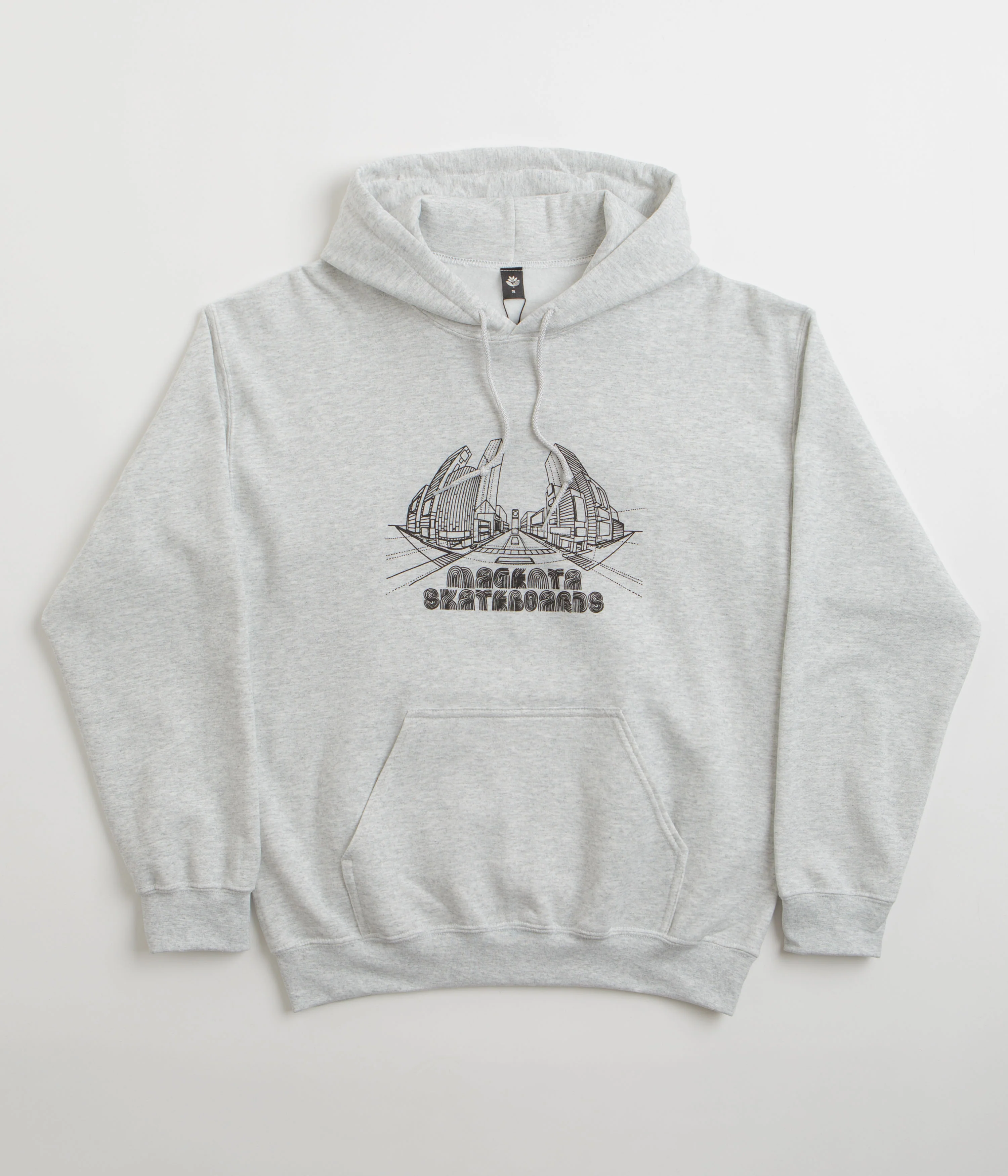 Magenta 3D Hoodie - Ash