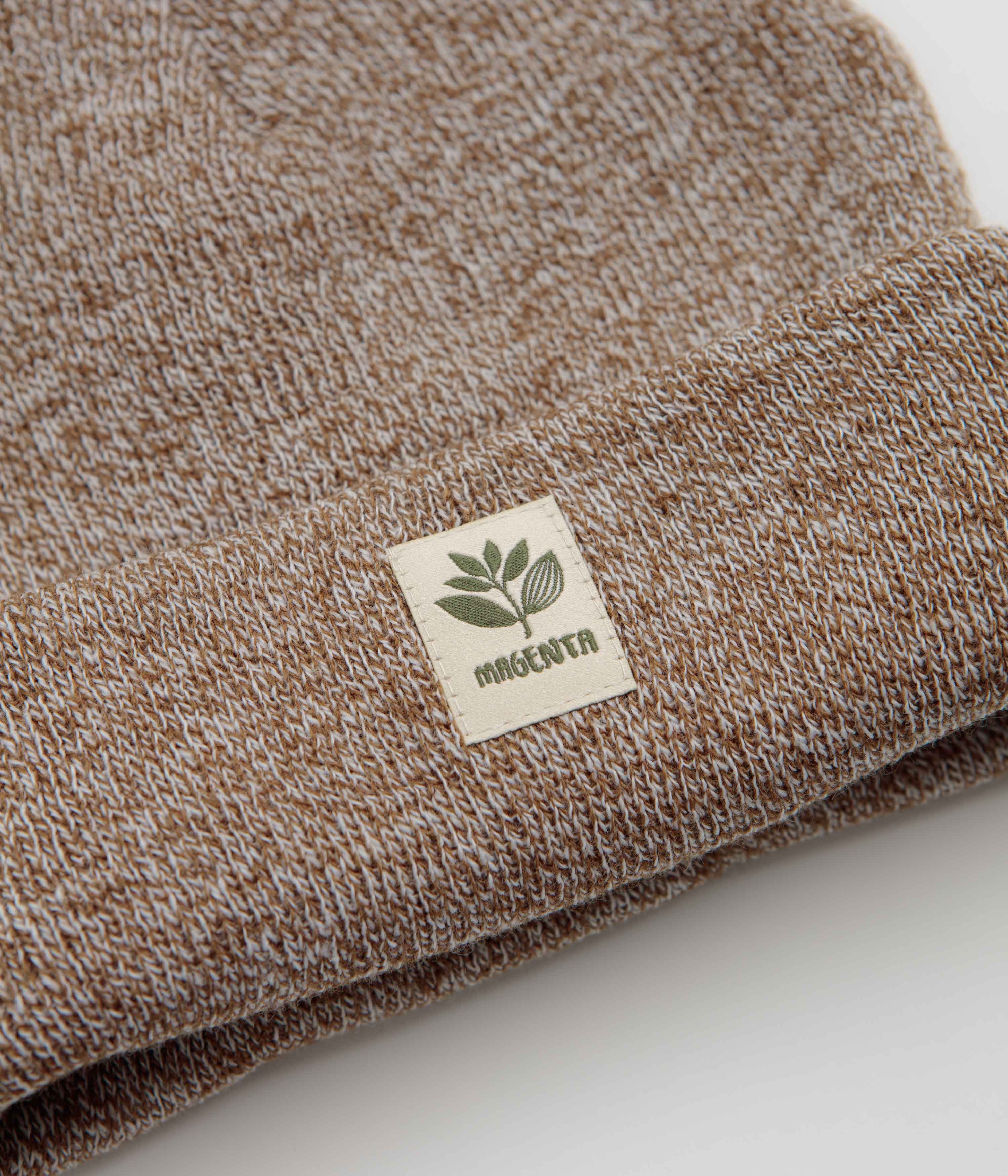 Magenta Fam Beanie - Heather Oatmeal - Image 2