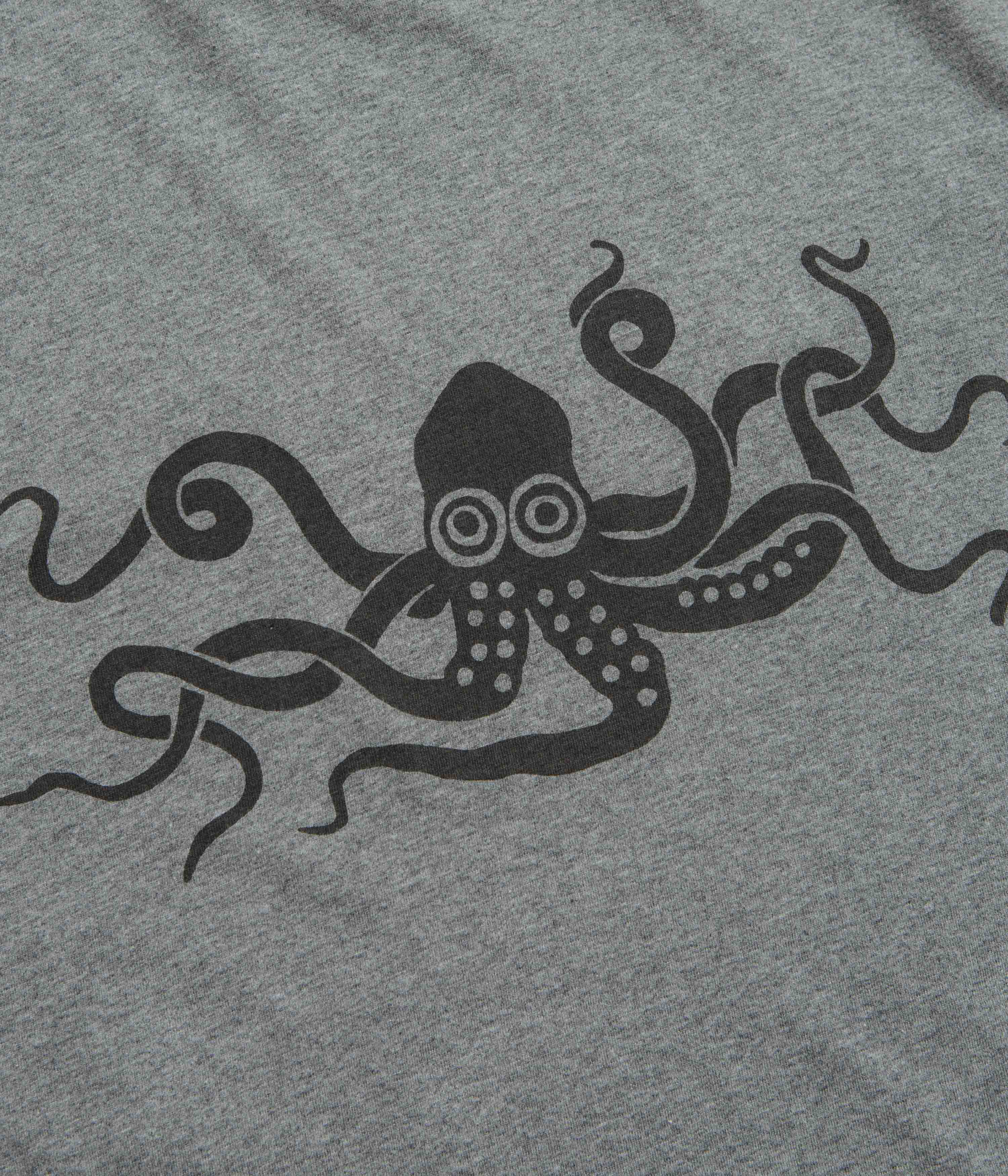 Mollusk Cephalopod T-Shirt - Heather Grey - Image 2