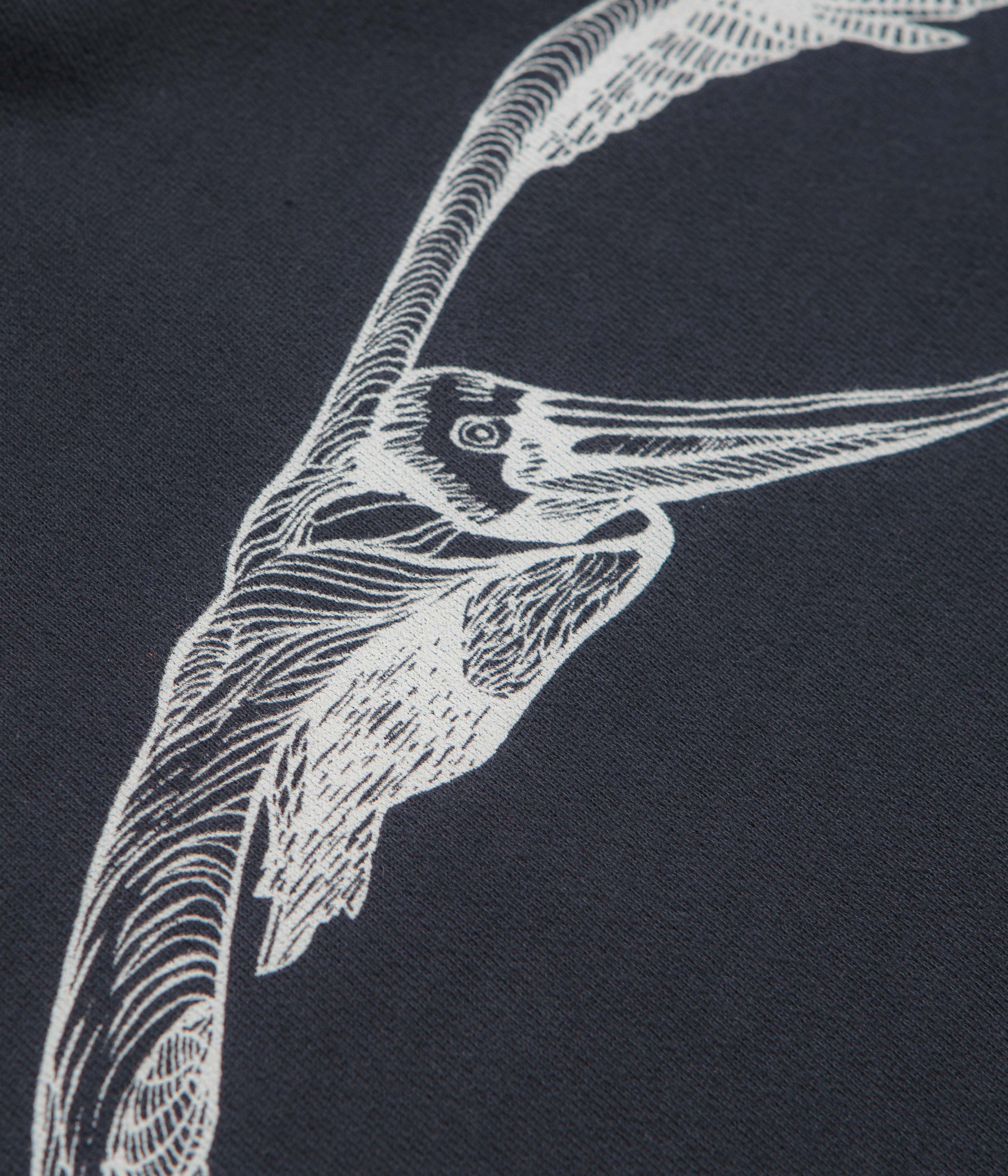 Mollusk Pelican Hoodie - Faded Navy - Image 3