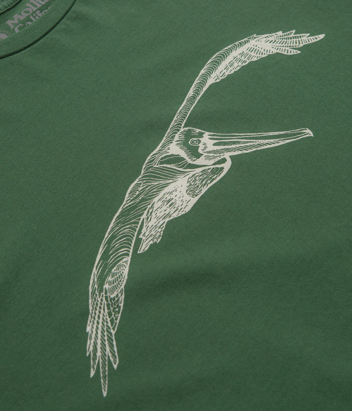 Mollusk Pelican T-Shirt - Rover Green - Image 2