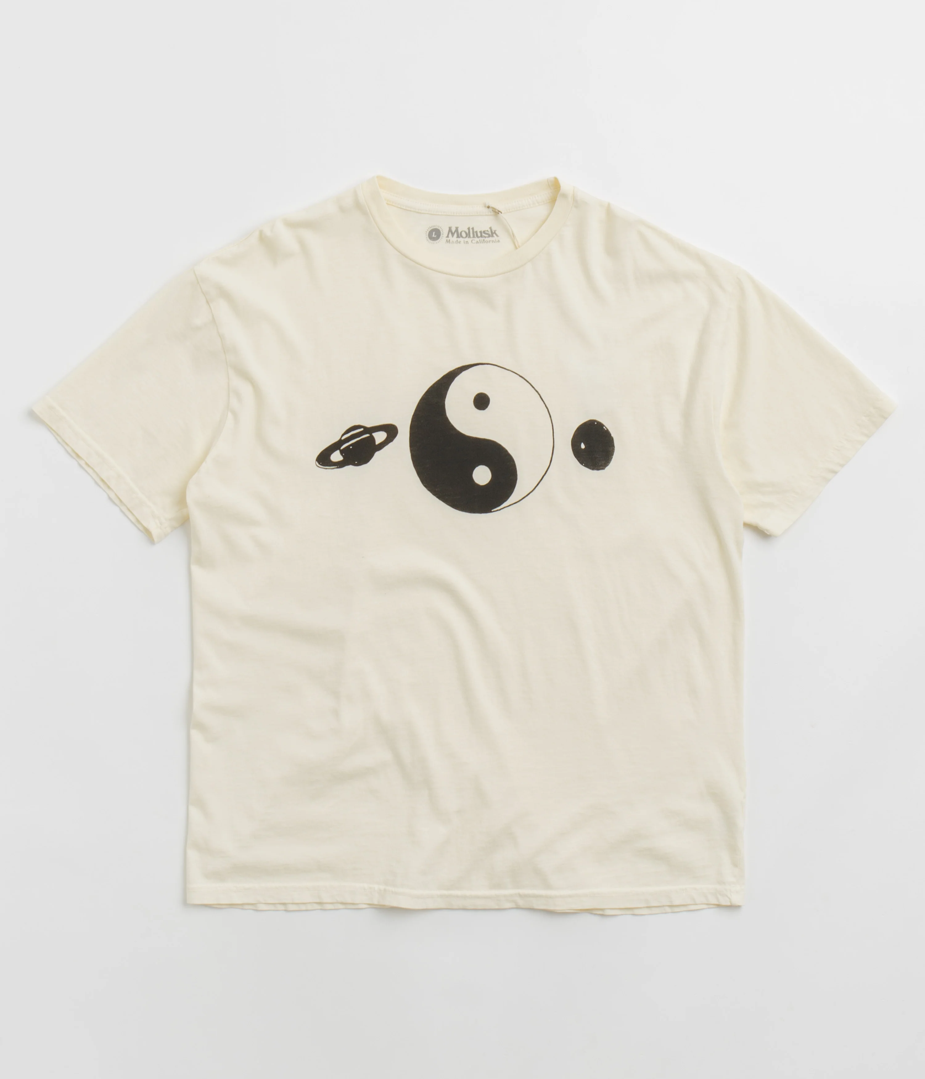 Mollusk Super Natural T-Shirt - Super Natural / Black