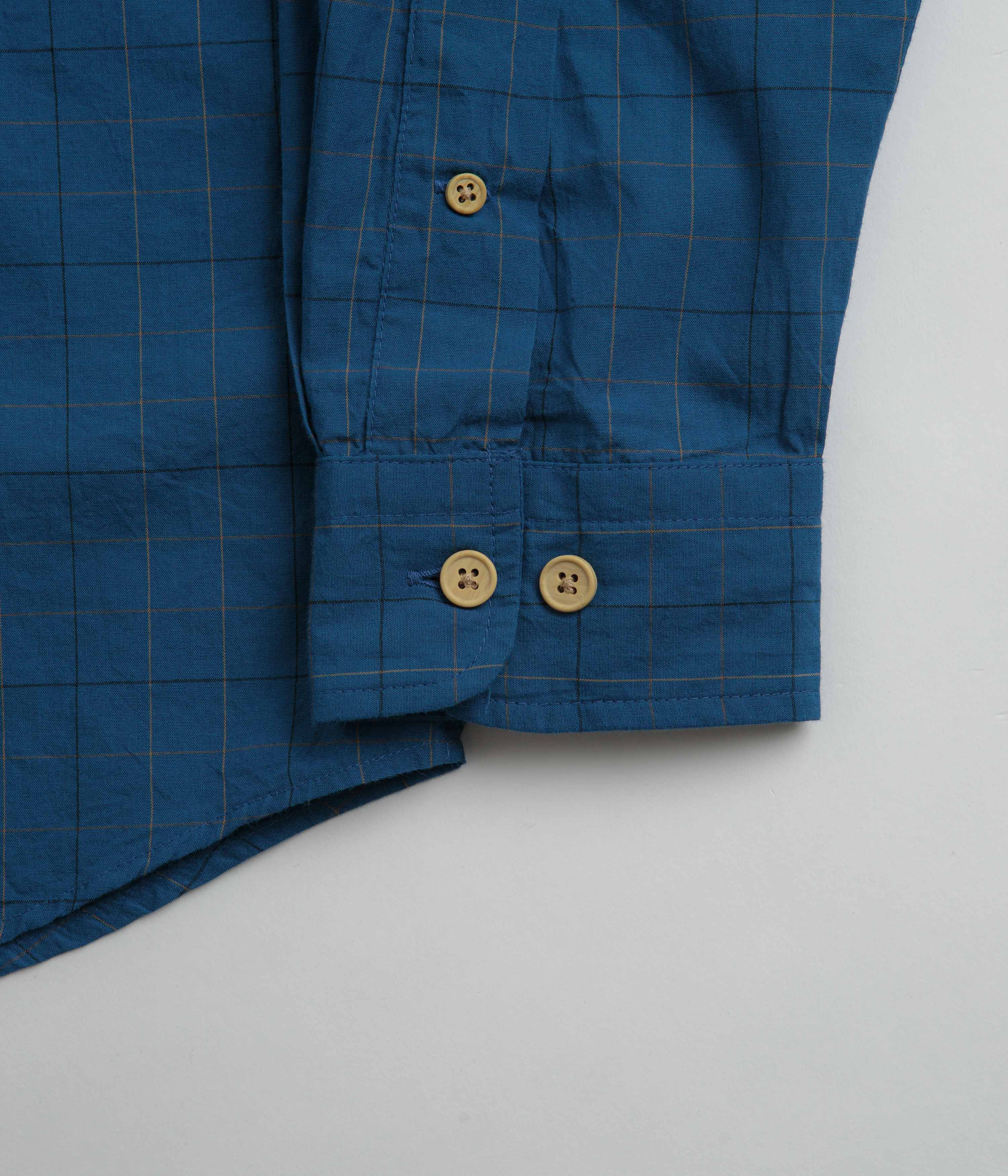 Mollusk Thurston Shirt - Aegean Windowpane - Image 6