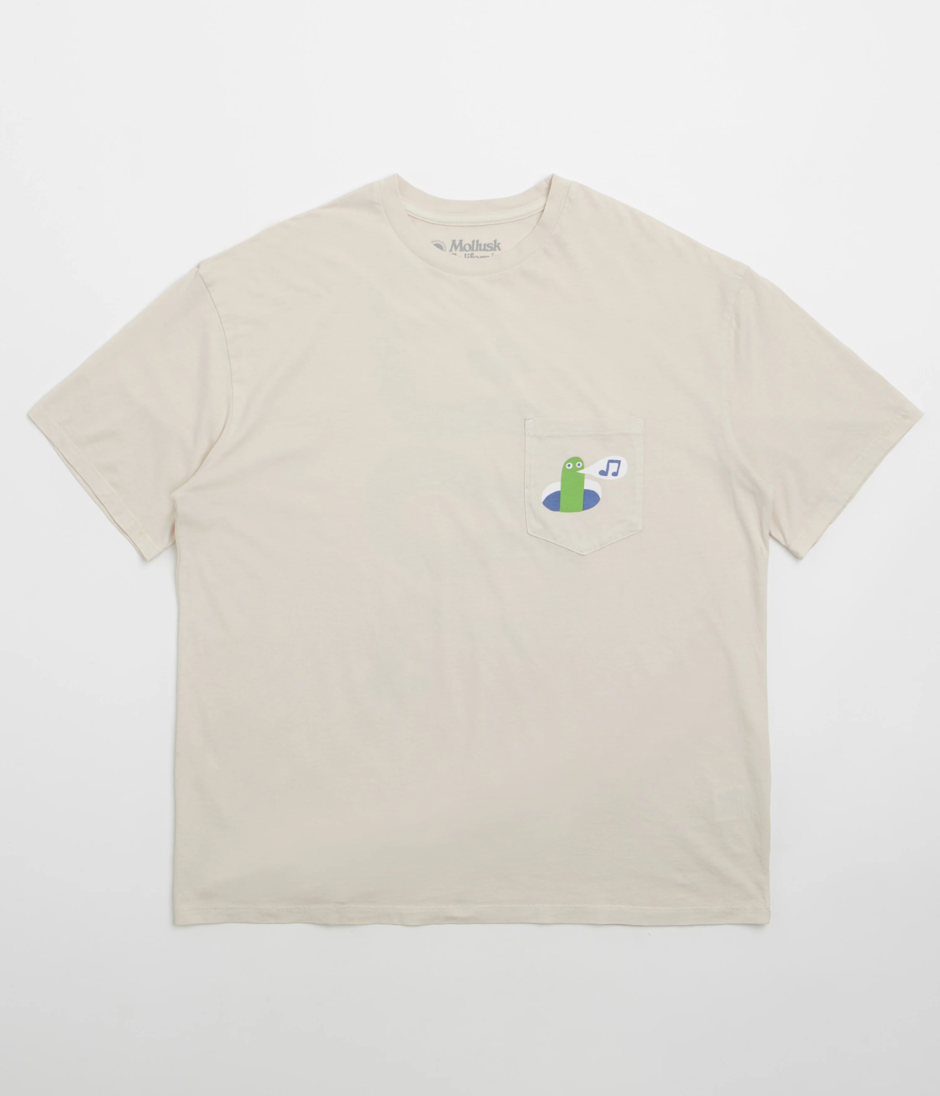 Mollusk Worm T-Shirt - Fog - Image 2
