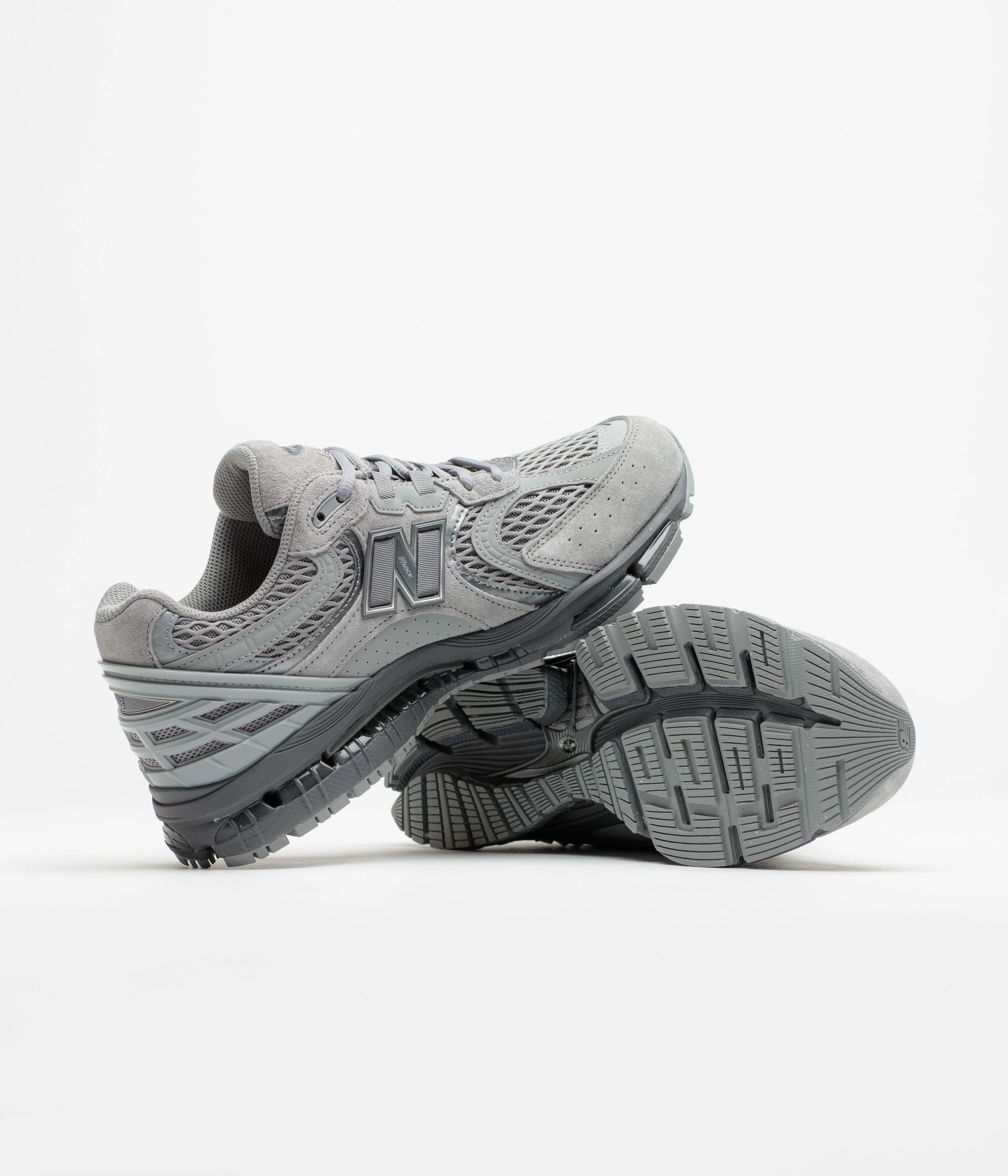 New Balance 1954 Shoes - Slate Grey / Castlerock - Image 5