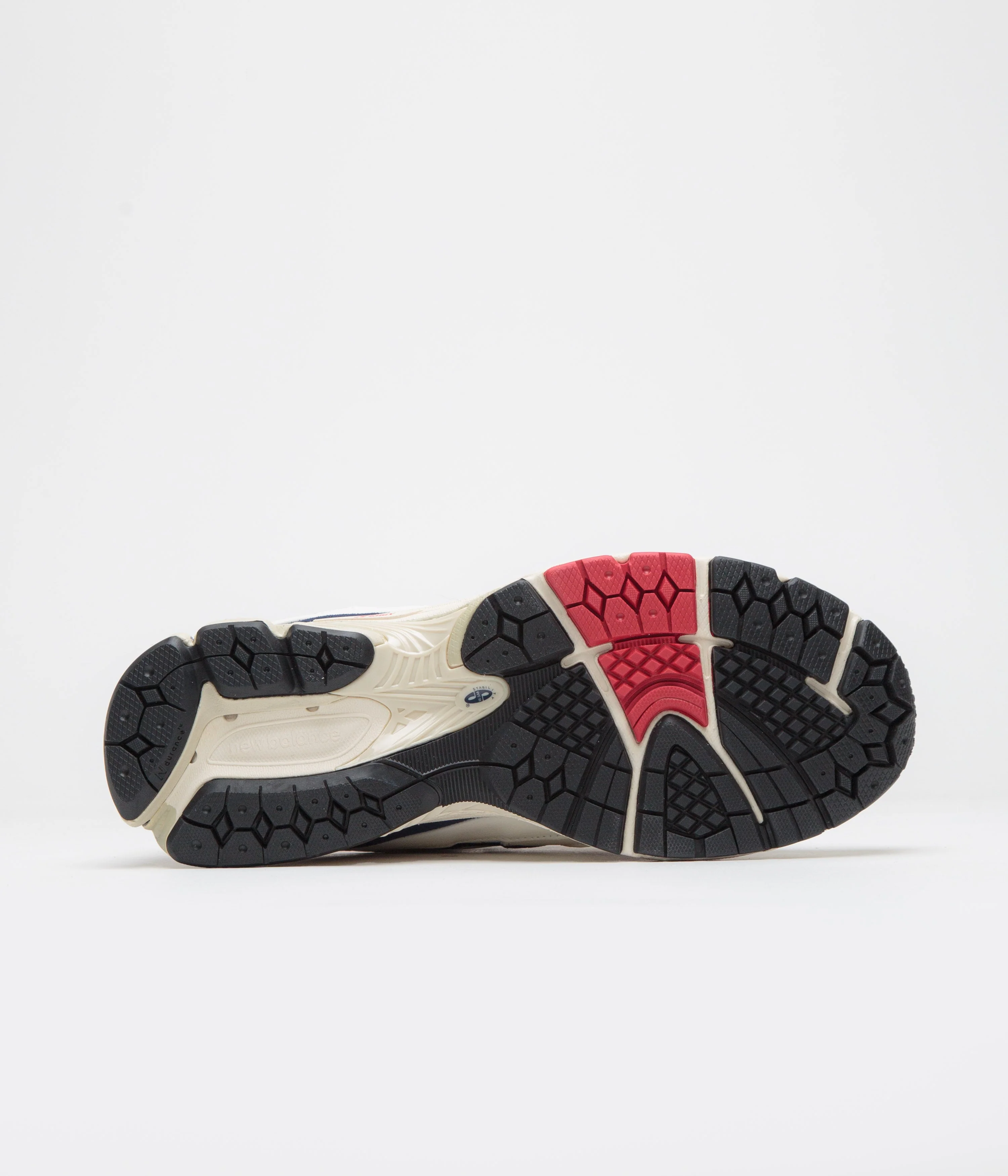 New Balance 2002R Shoes - Sea Salt / Red / Blue - Image 6
