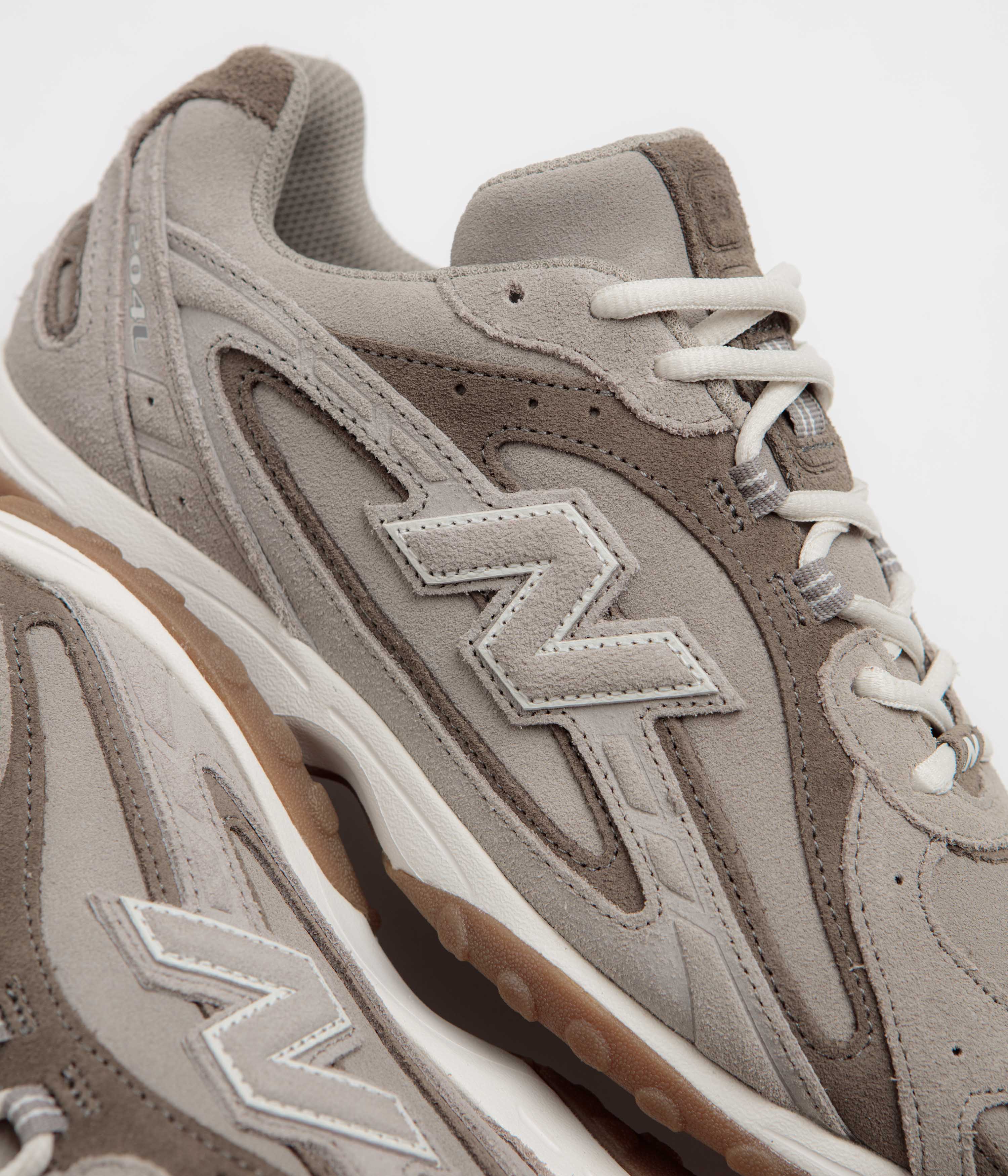 New Balance 204L Shoes - Arid Stone / Thunder Brown - Image 3
