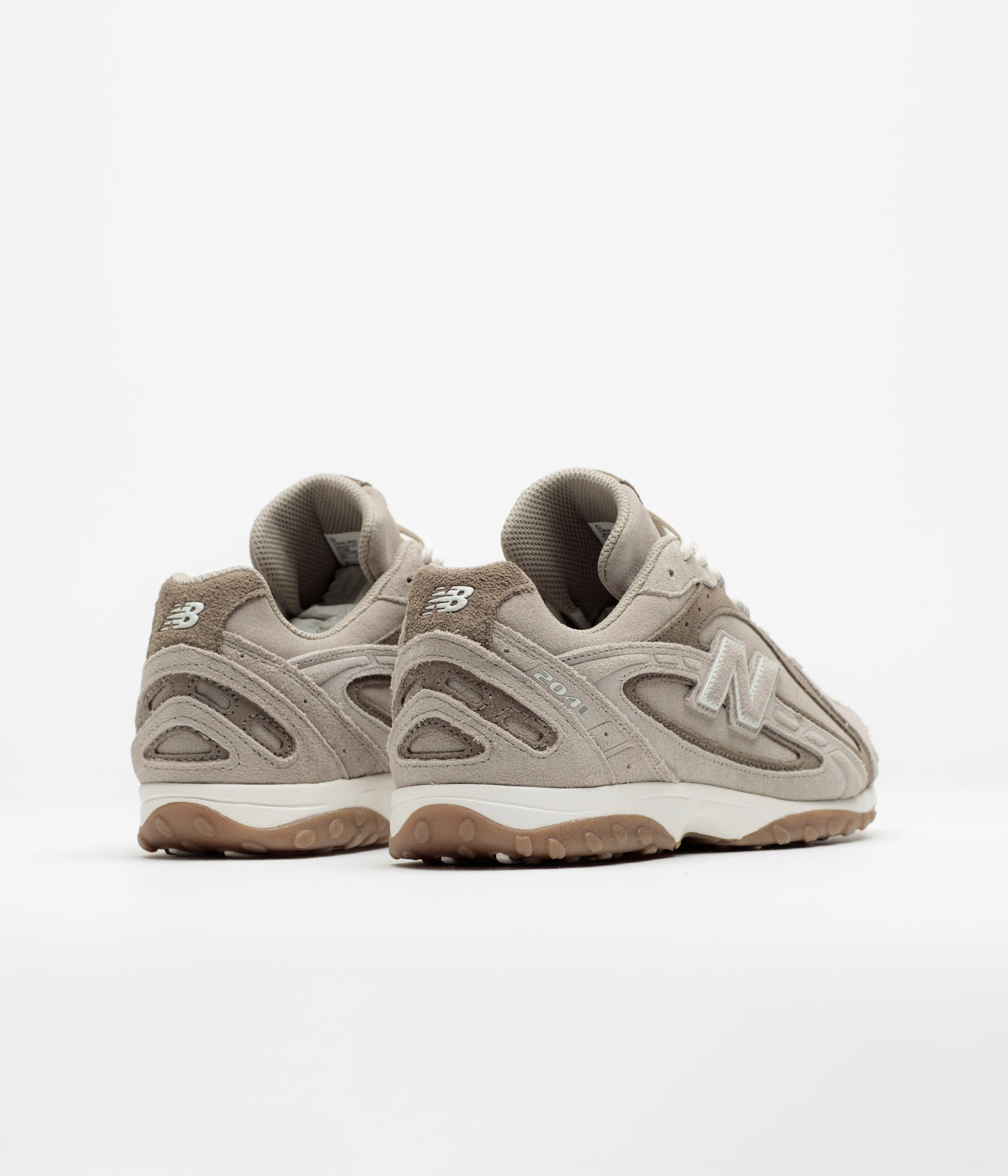 New Balance 204L Shoes - Arid Stone / Thunder Brown - Image 4