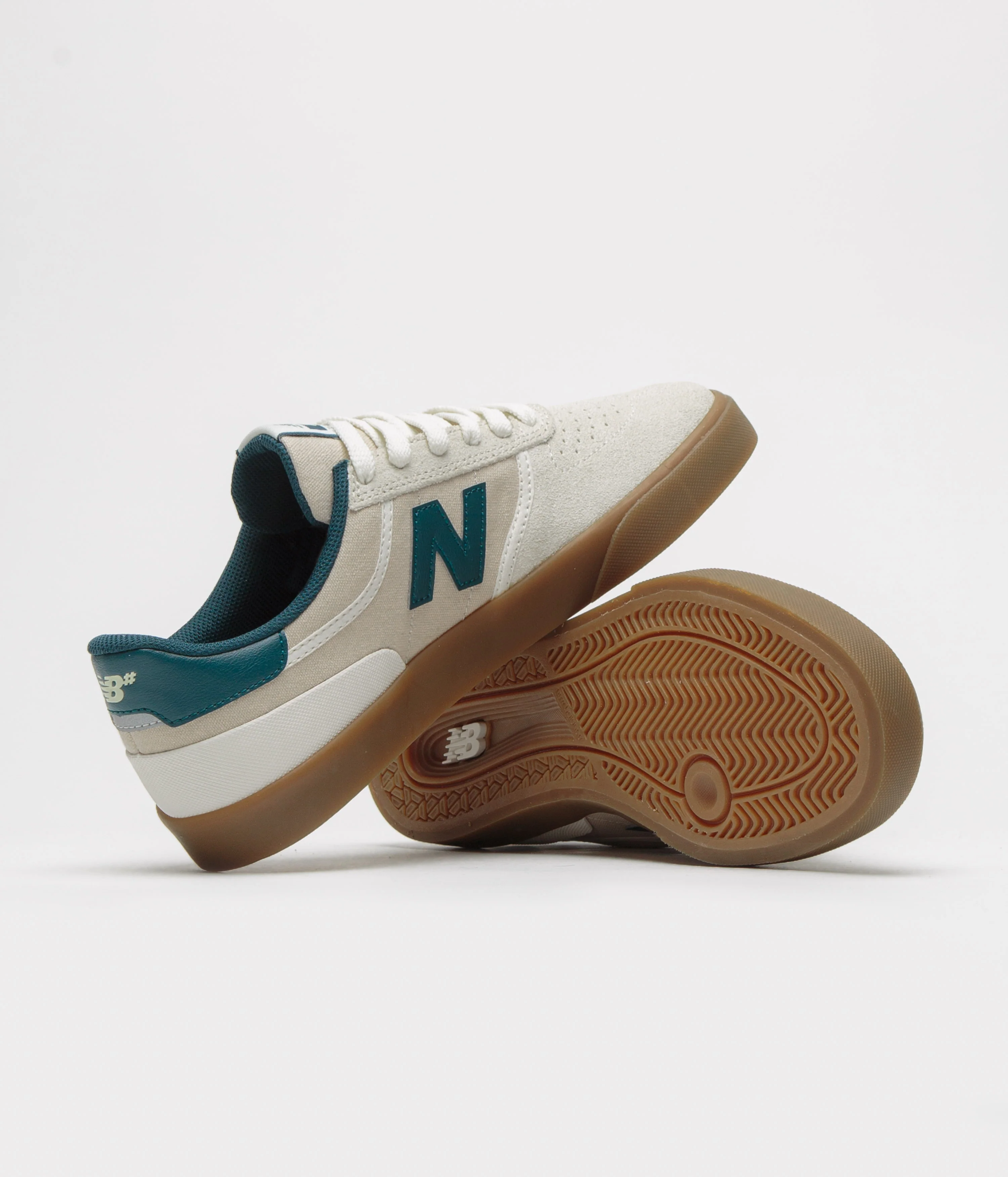 New Balance Numeric 272 Shoes - Sea Salt / Teal - Image 5