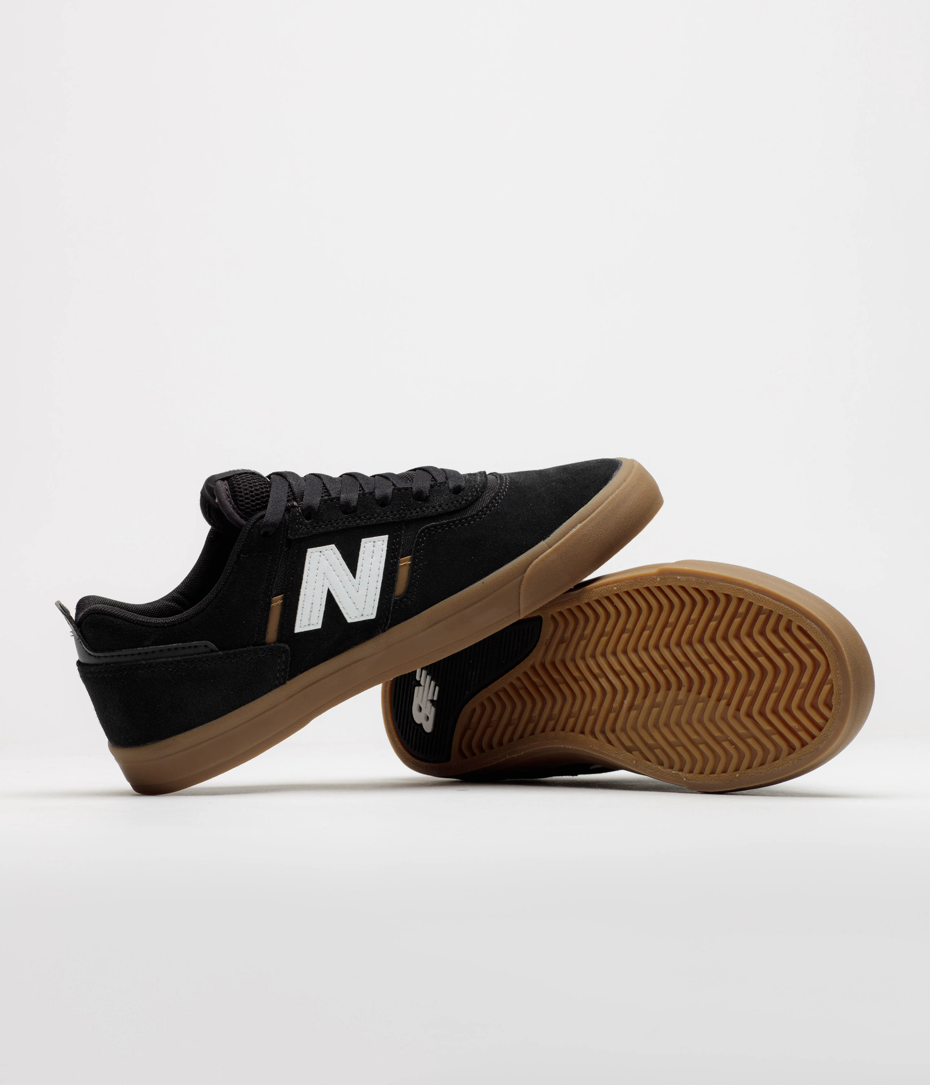 New Balance Numeric 306 Jamie Foy Shoes - Black / Gum - Image 5