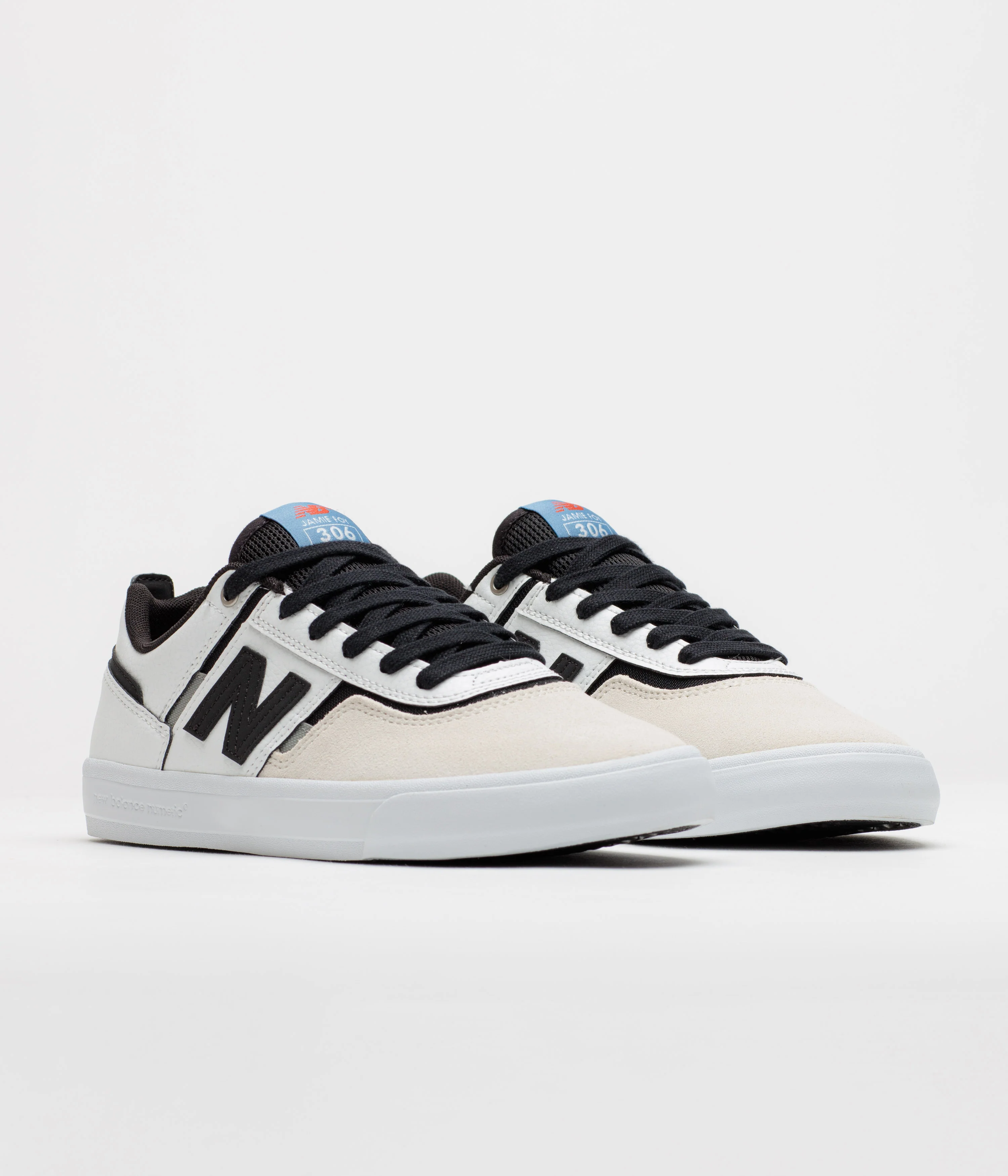 New Balance Numeric 306 Jamie Foy Shoes - White / Black - Image 2