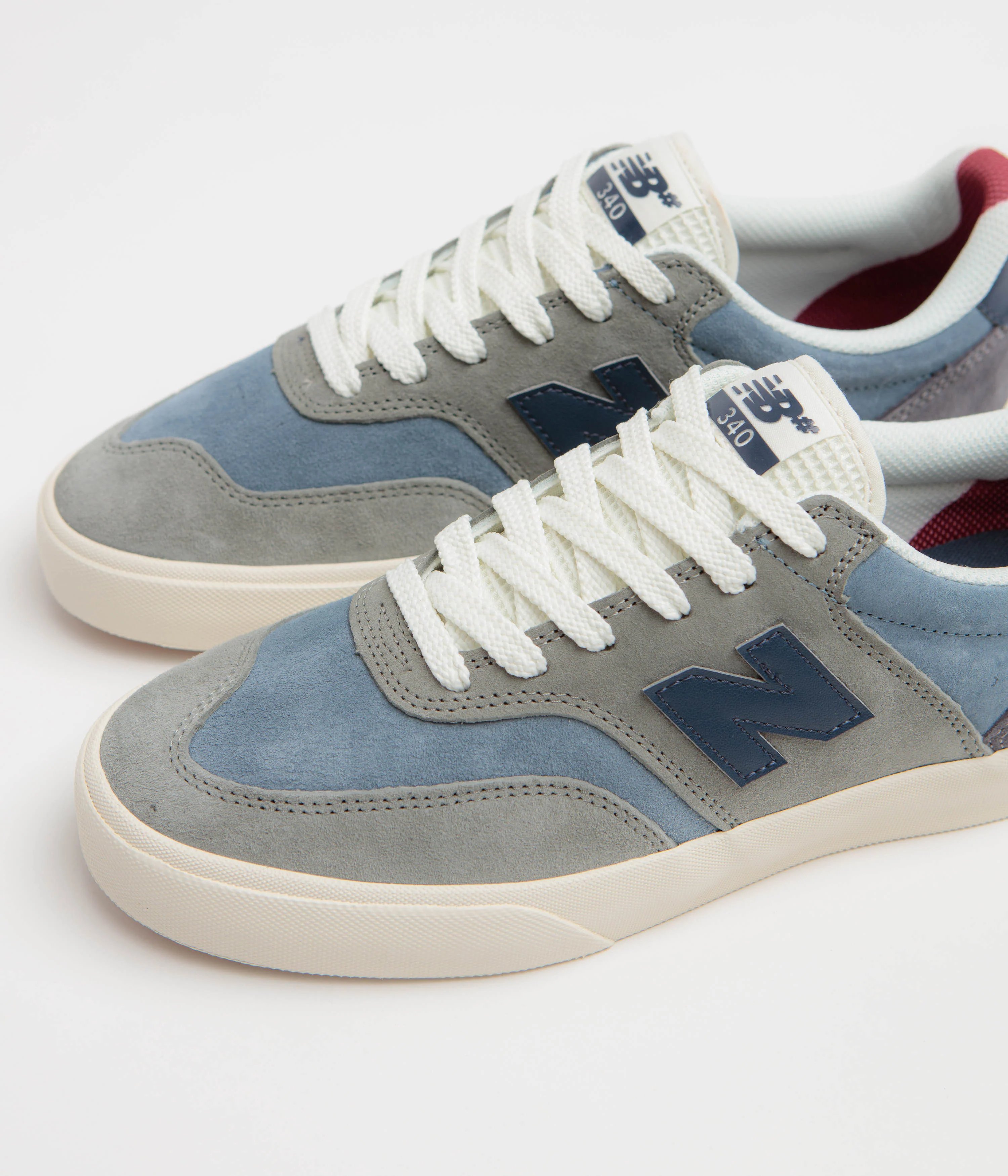 New Balance Numeric 340 Shoes - Blue / Grey - Image 3