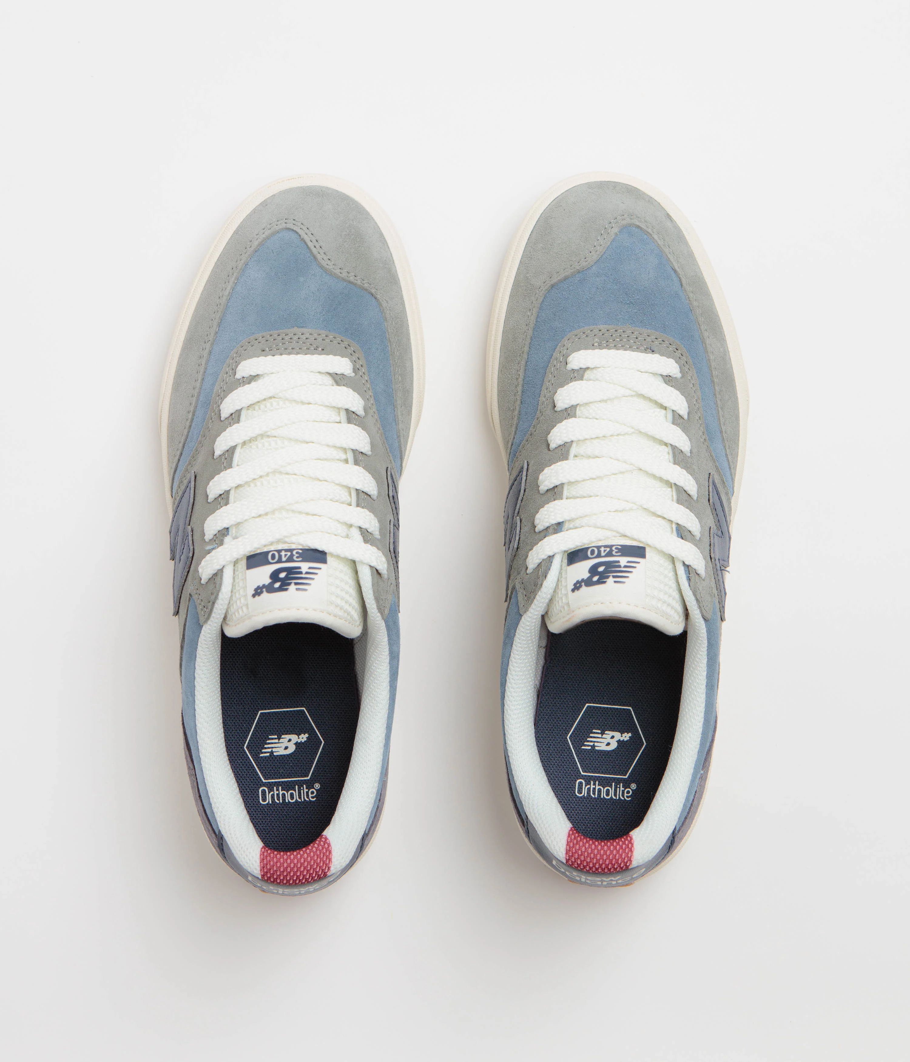 New Balance Numeric 340 Shoes - Blue / Grey - Image 6
