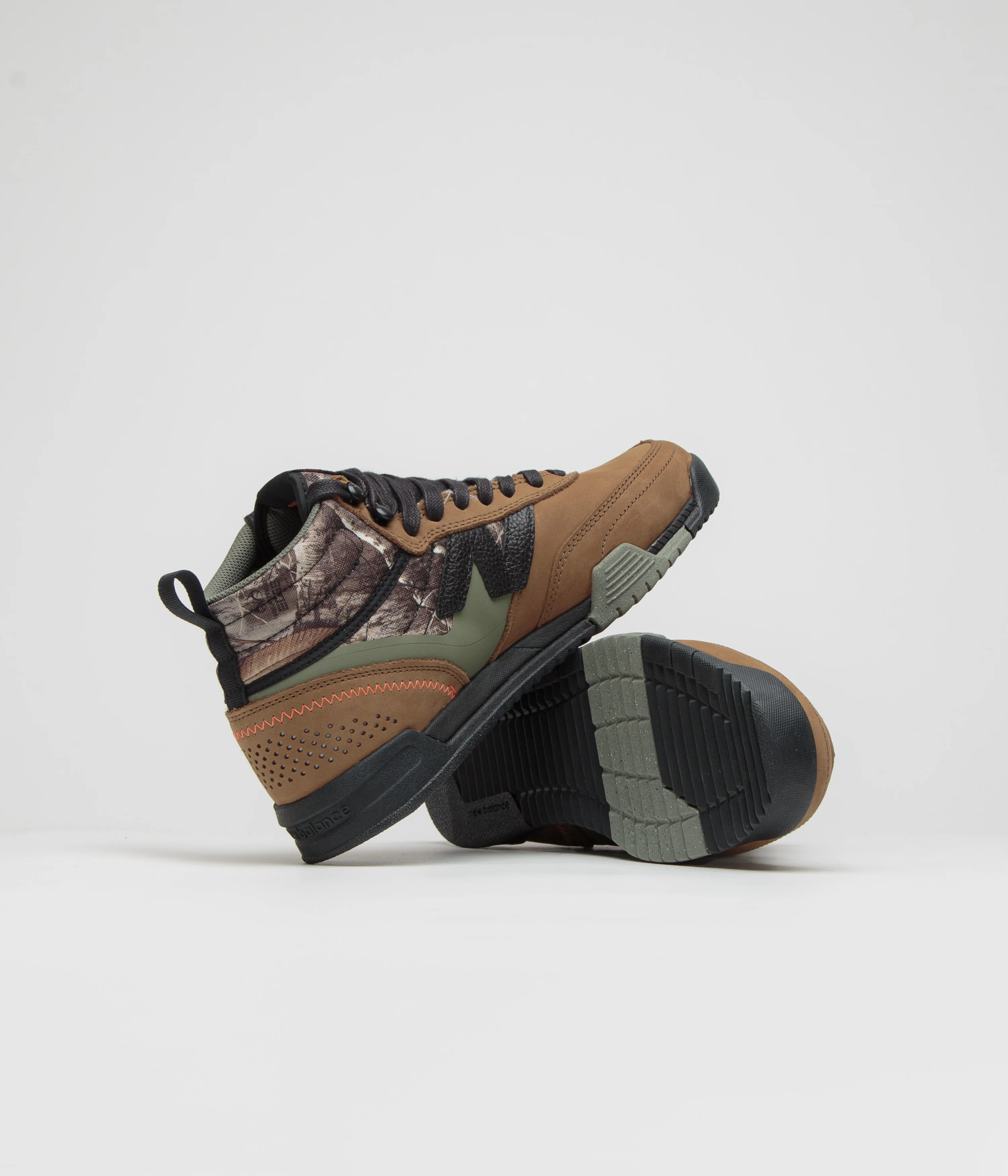 New Balance Numeric 440 V2 Trail High Shoes - Woodland / Black - Image 5