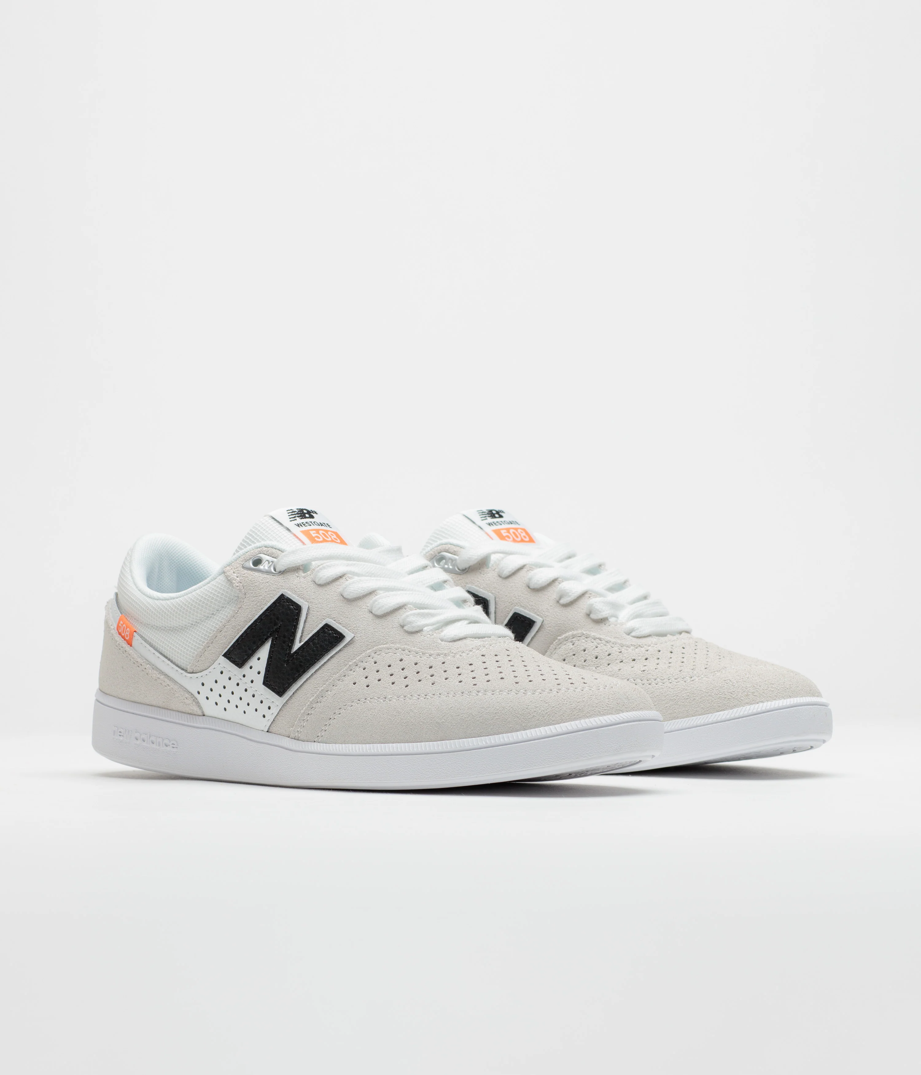 New Balance Numeric 508 Brandon Westgate Shoes - White / White - Image 2