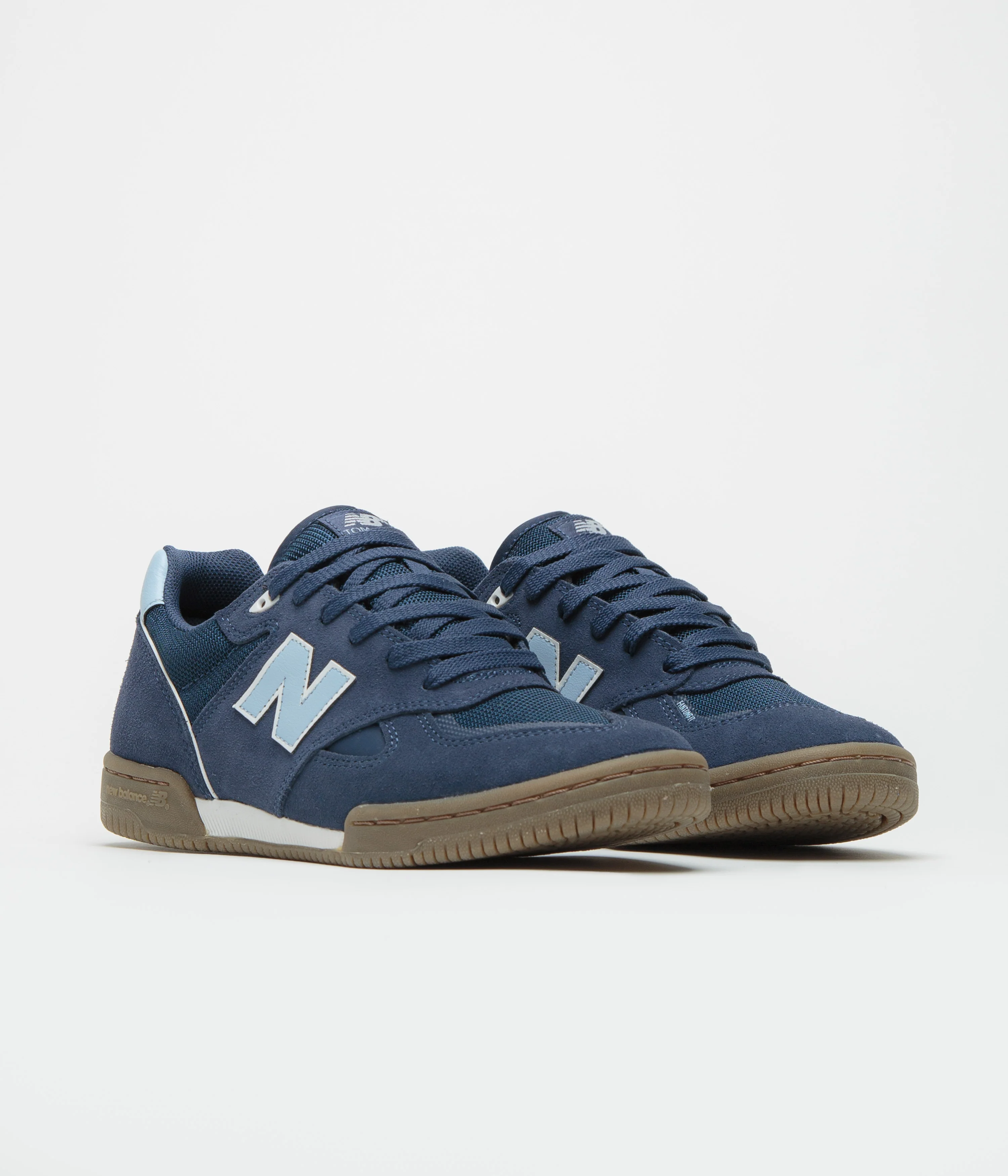 New Balance Numeric 600 Tom Knox Shoes - Navy / Gum - Image 2