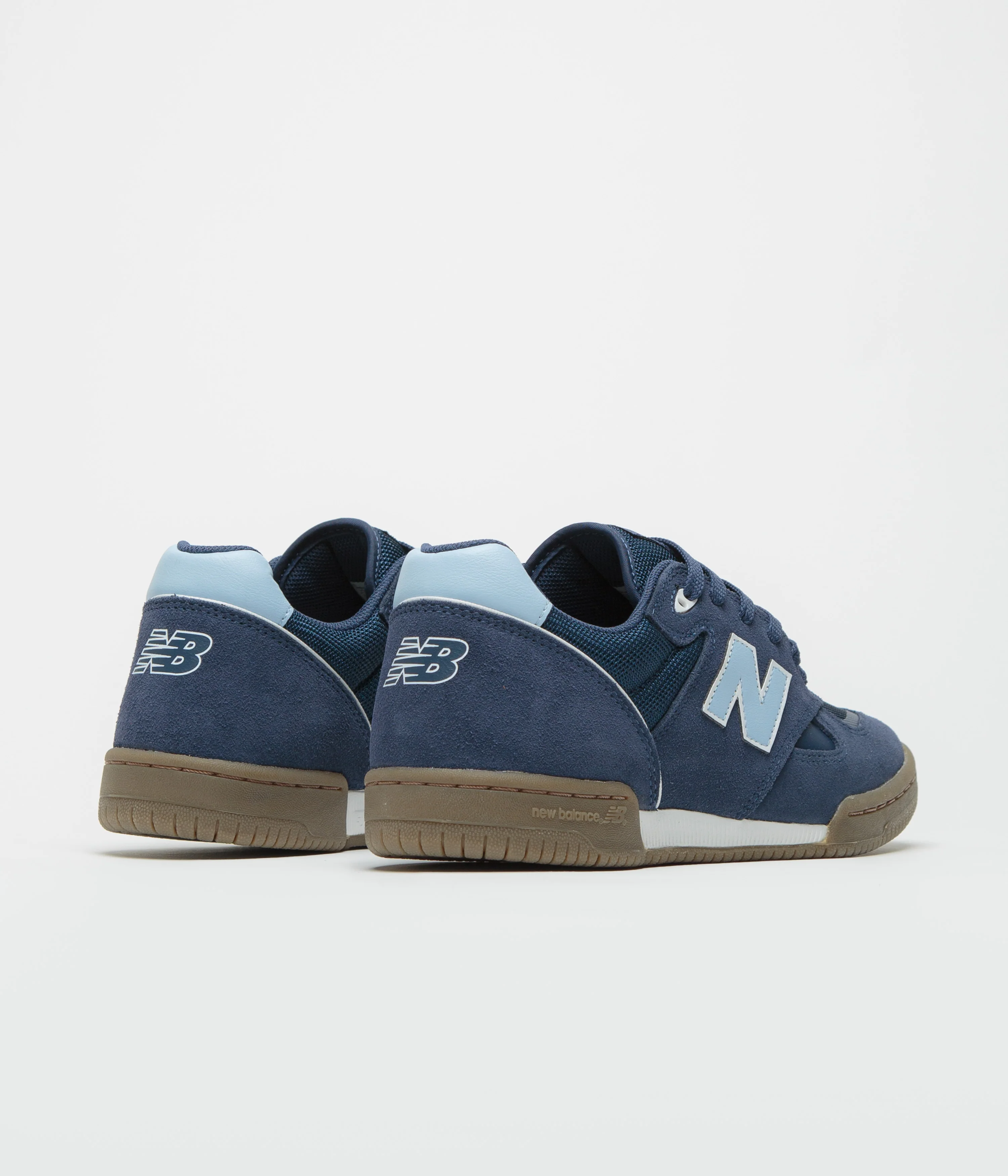 New Balance Numeric 600 Tom Knox Shoes - Navy / Gum - Image 4