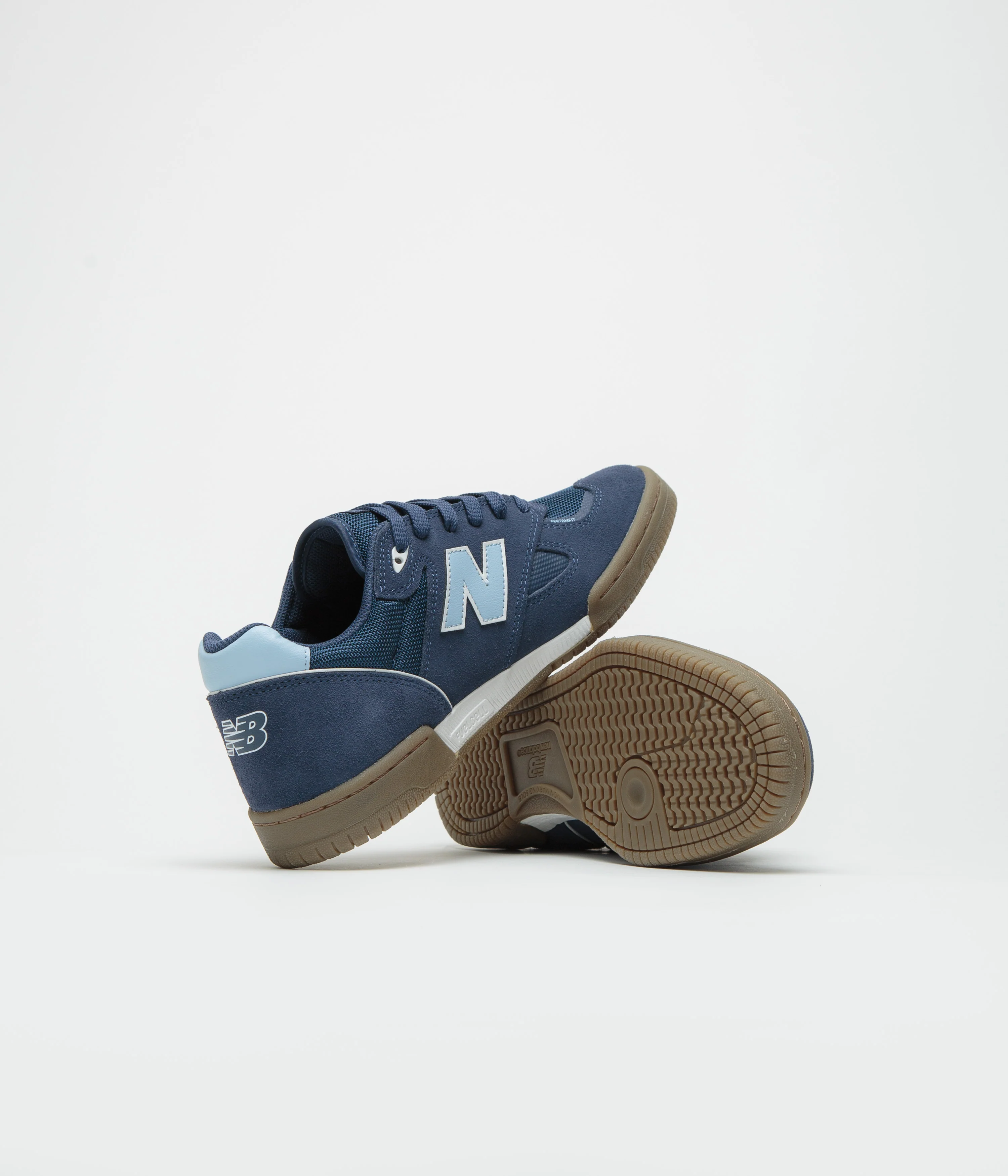 New Balance Numeric 600 Tom Knox Shoes - Navy / Gum - Image 5