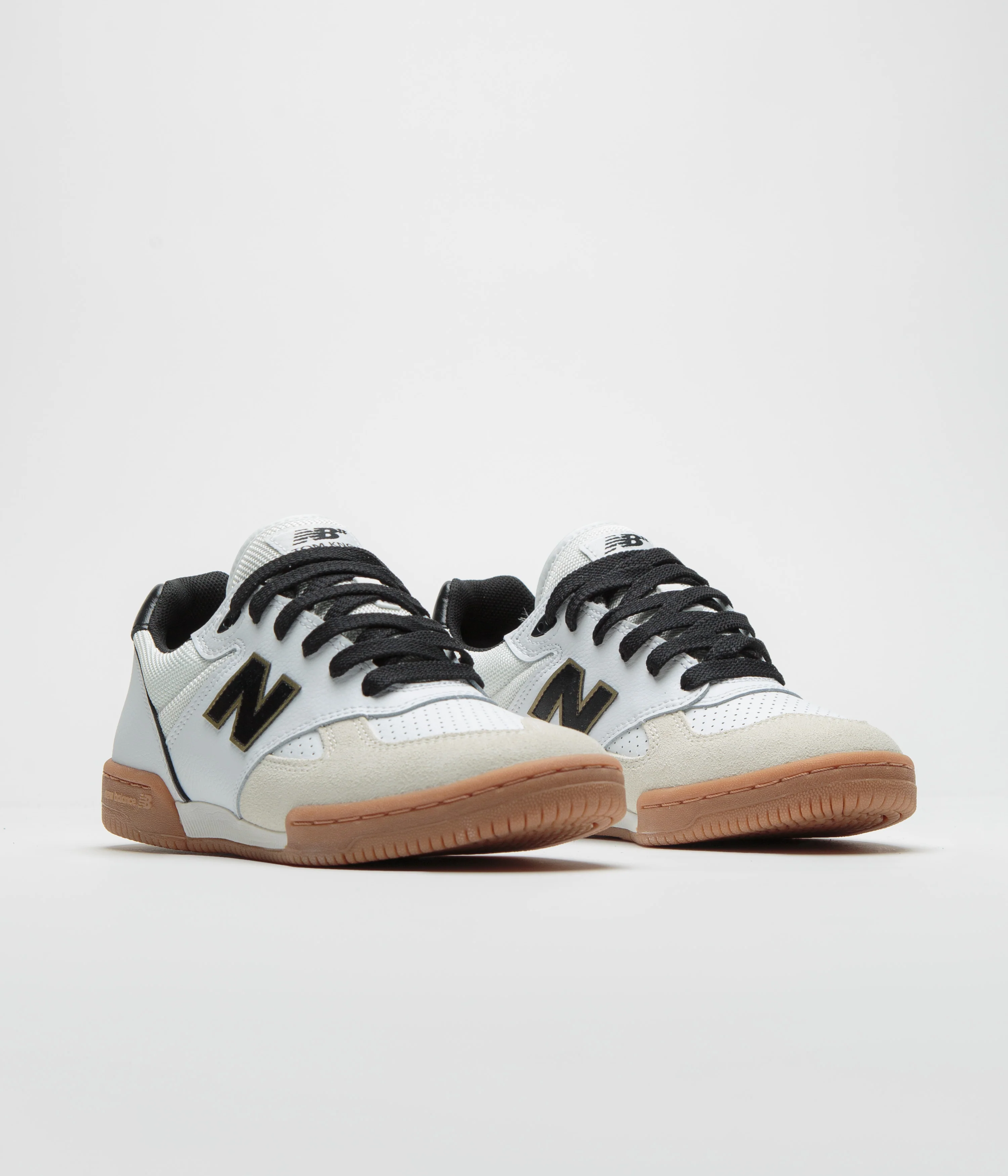 New Balance Numeric 600 Tom Knox Shoes - White / Black - Image 2