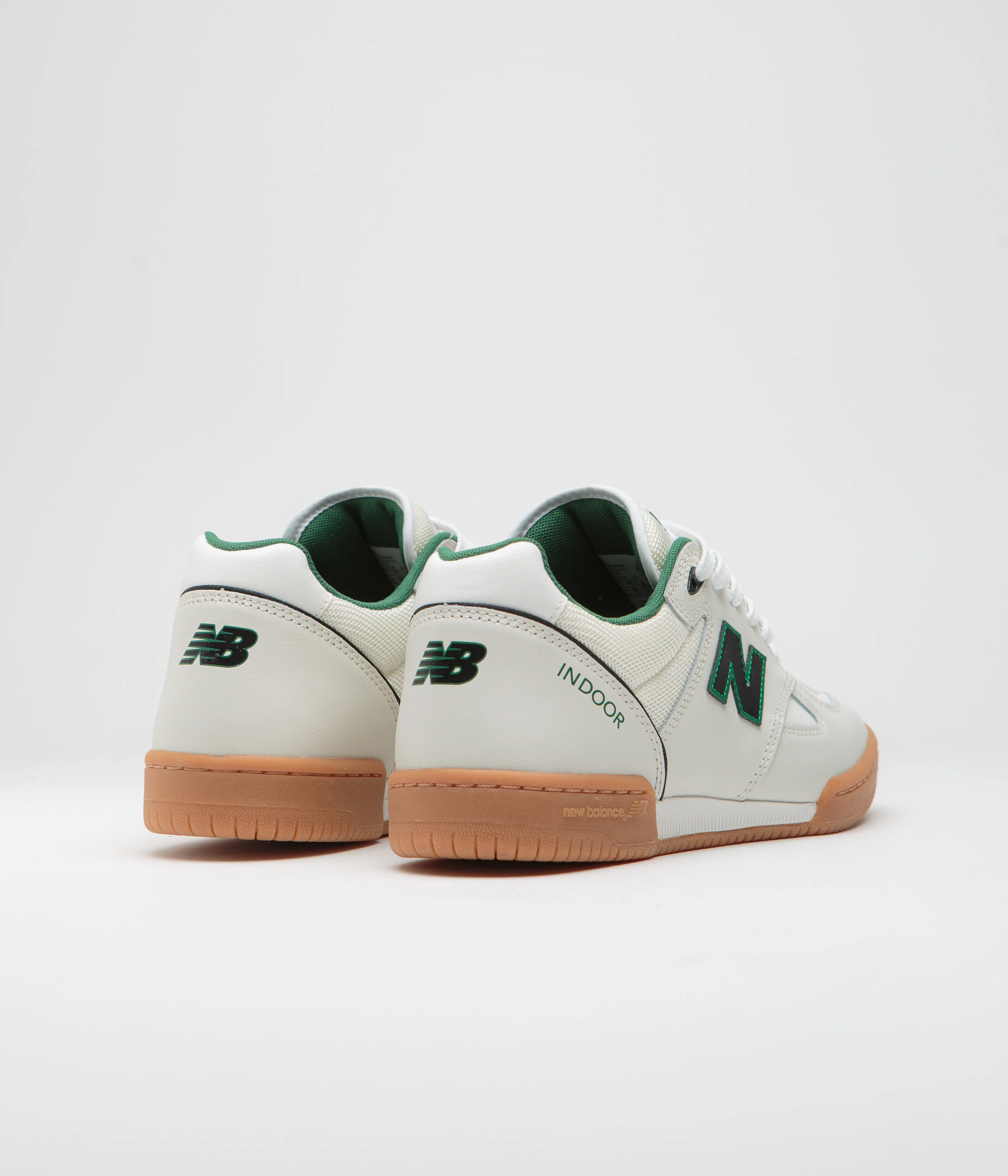 New Balance Numeric 600 Tom Knox Shoes - White / Gum - Image 4