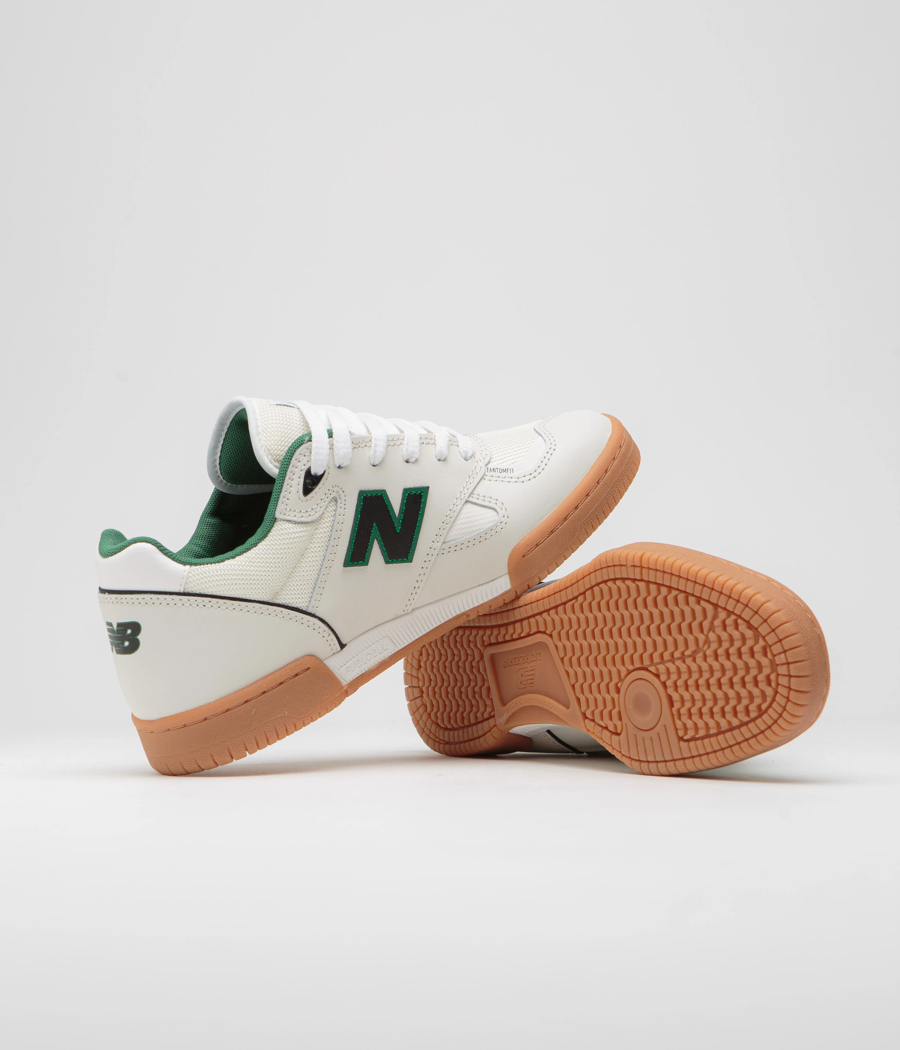 New Balance Numeric 600 Tom Knox Shoes - White / Gum - Image 5