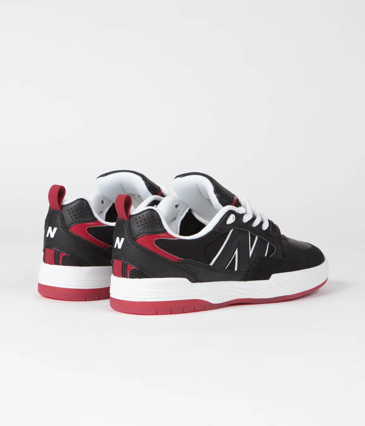 New Balance Numeric 808 Tiago Lemos Shoes - Black / Red - Image 3