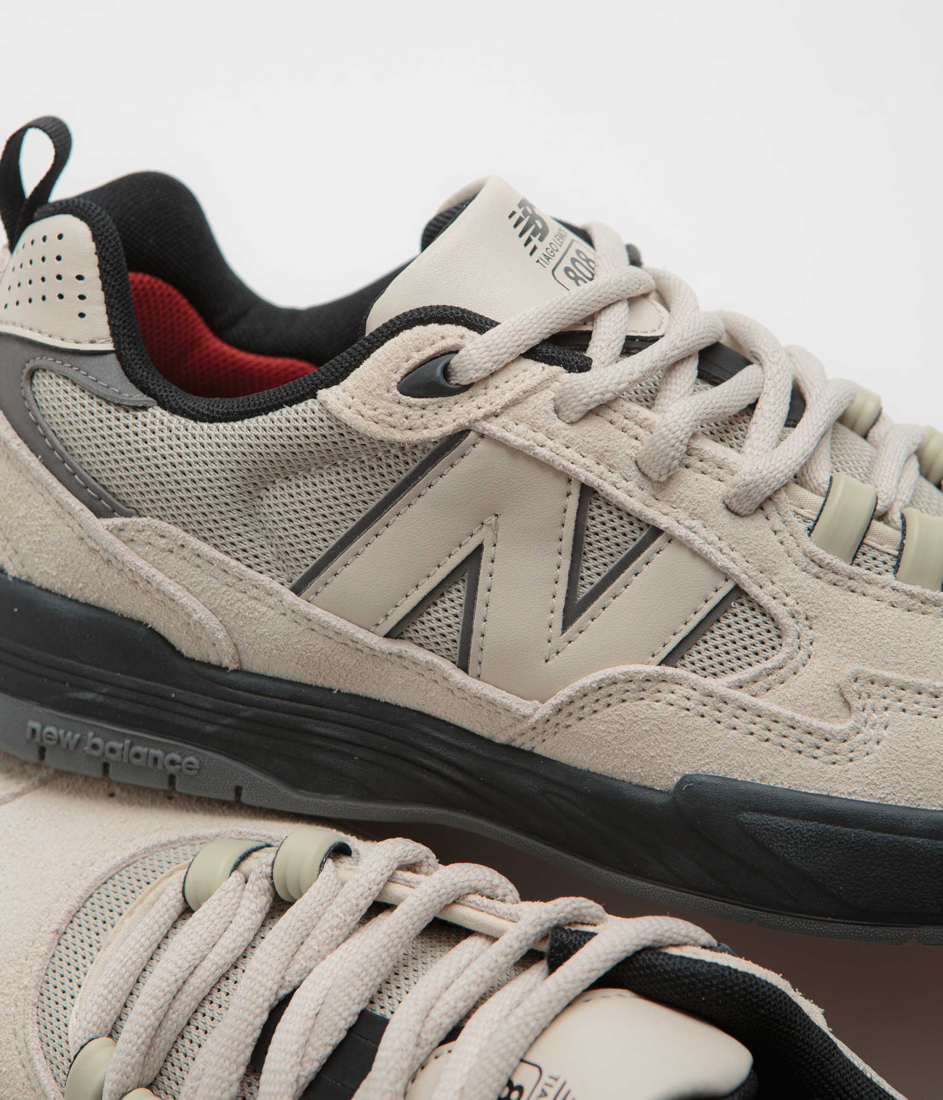 New Balance Numeric 808 Tiago Lemos Shoes - Cream / Black - Image 3