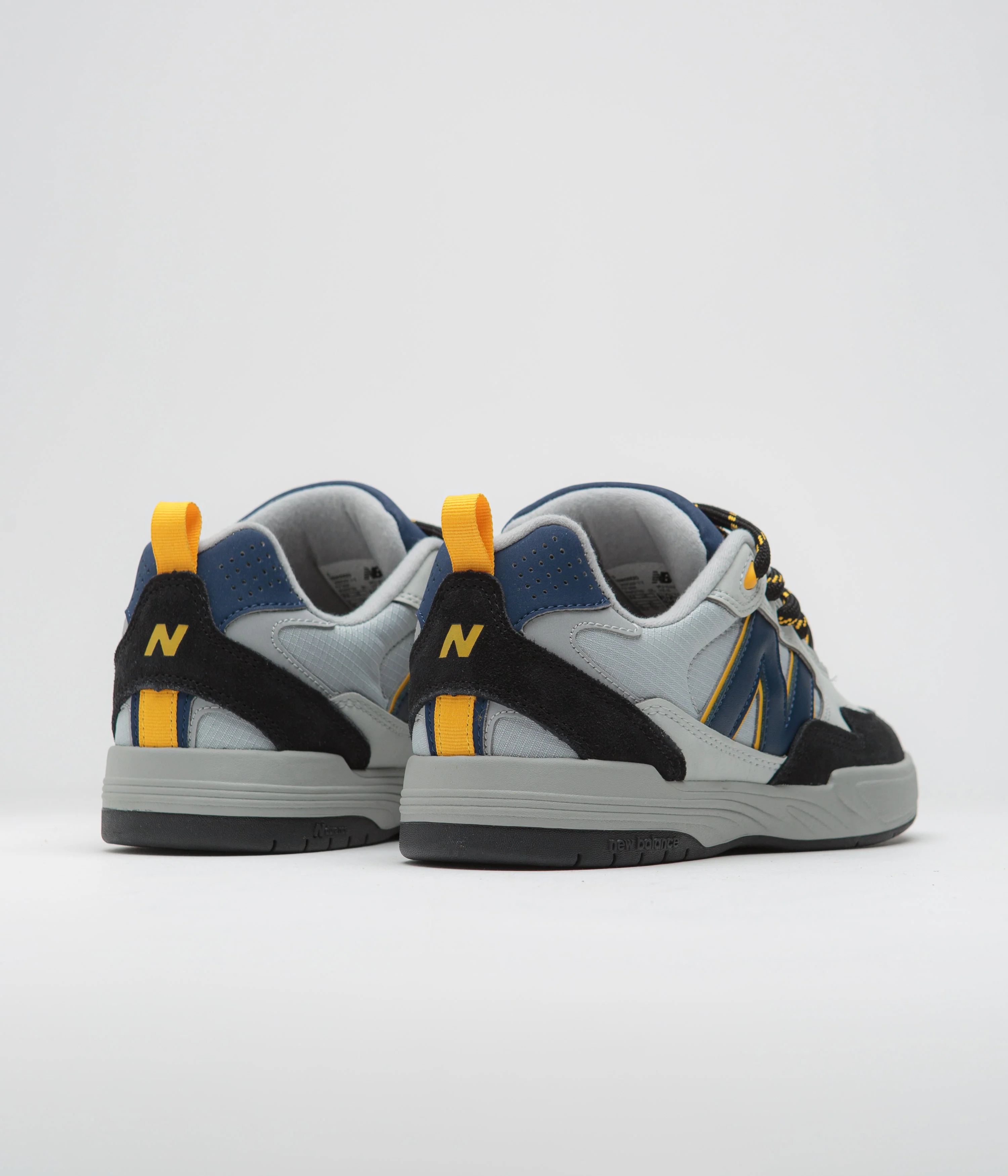New Balance Numeric 808 Tiago Lemos Shoes - Grey / Black - Image 4