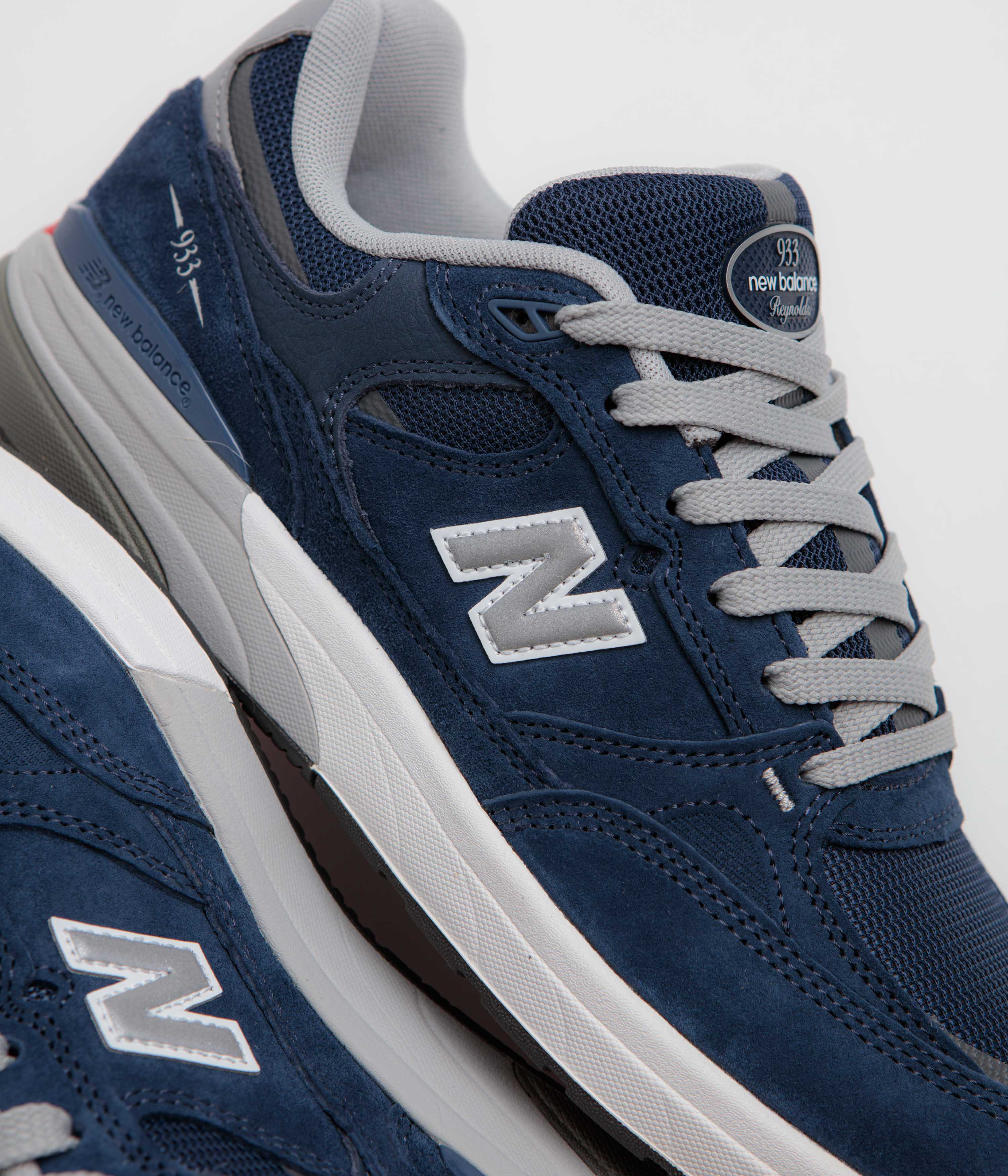 New Balance Numeric 933 Andrew Reynolds Shoes - Navy / White - Image 3