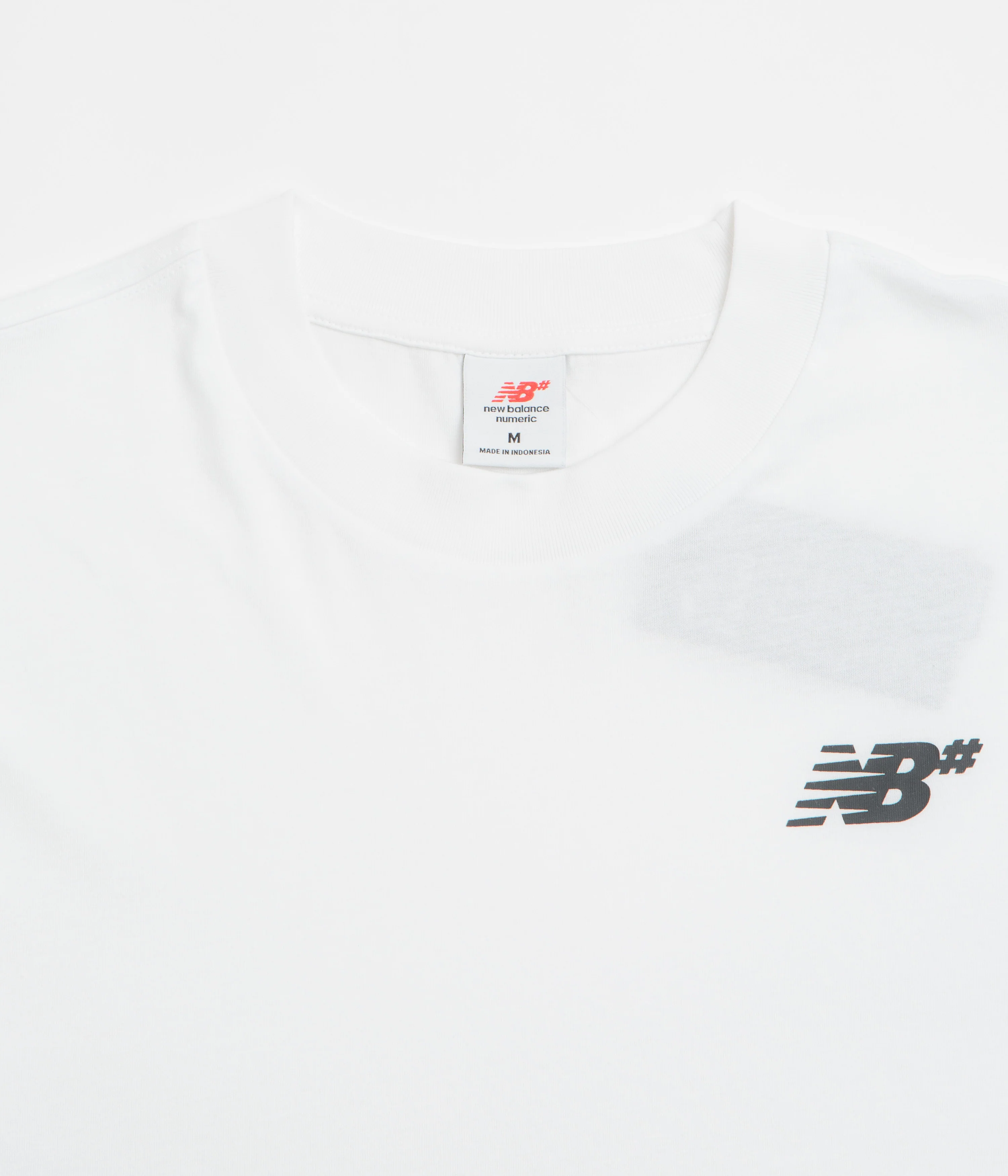 New Balance Numeric Small NB Logo T-Shirt - White - Image 2